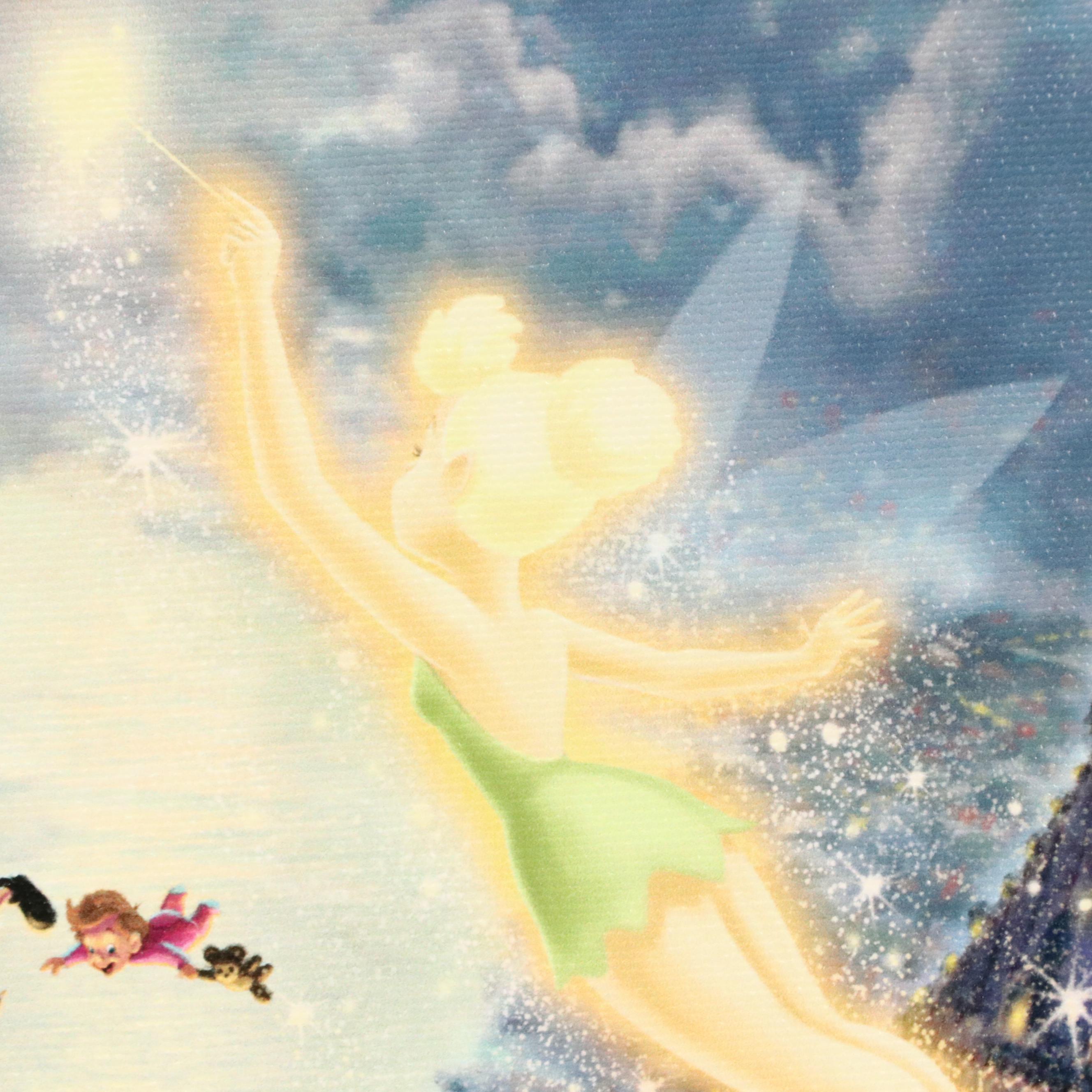 Thomas Kinkade Co. and Disney Giclées of "Peter Pan" and "Lady and the Tramp"