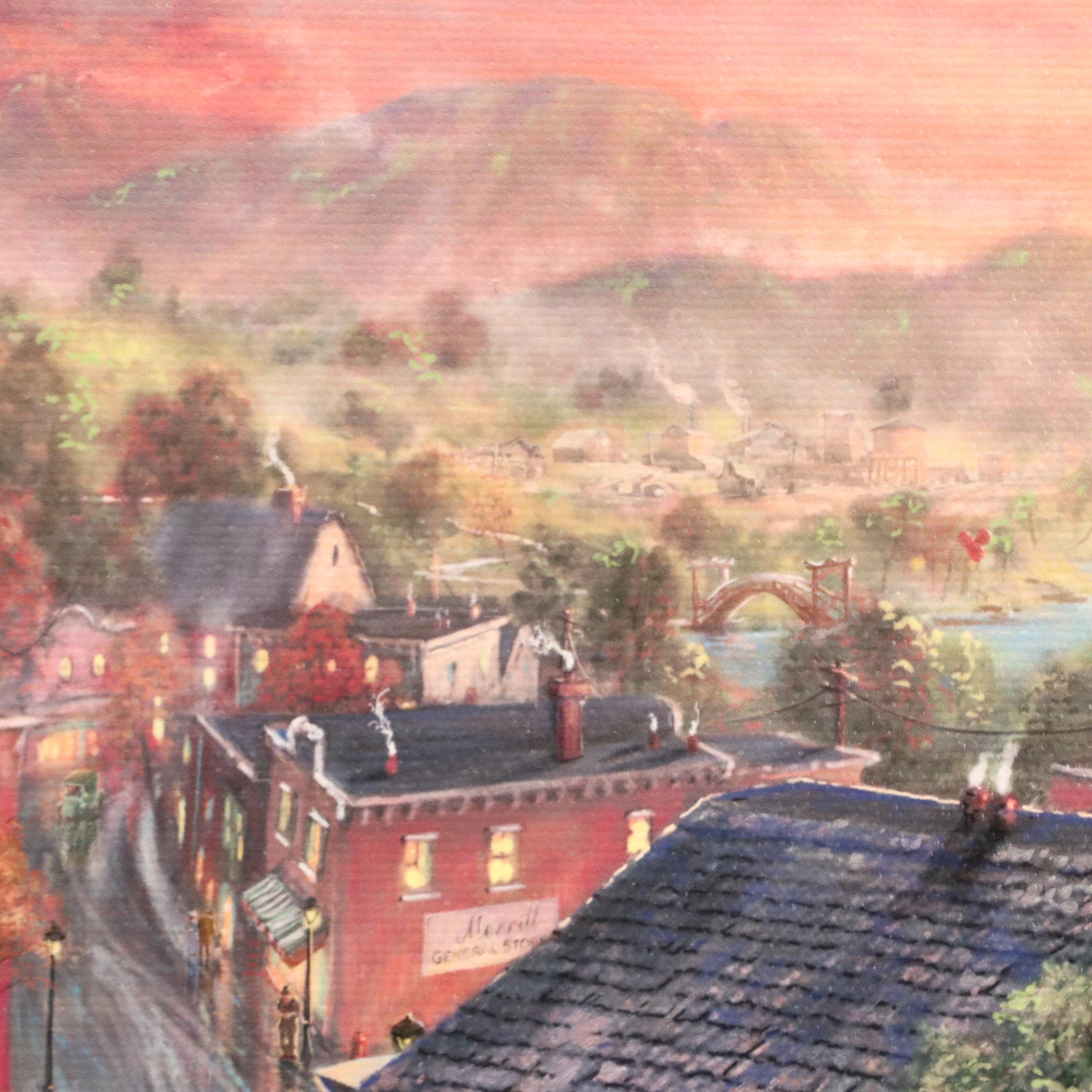 Thomas Kinkade Co. and Disney Giclées of "Peter Pan" and "Lady and the Tramp"