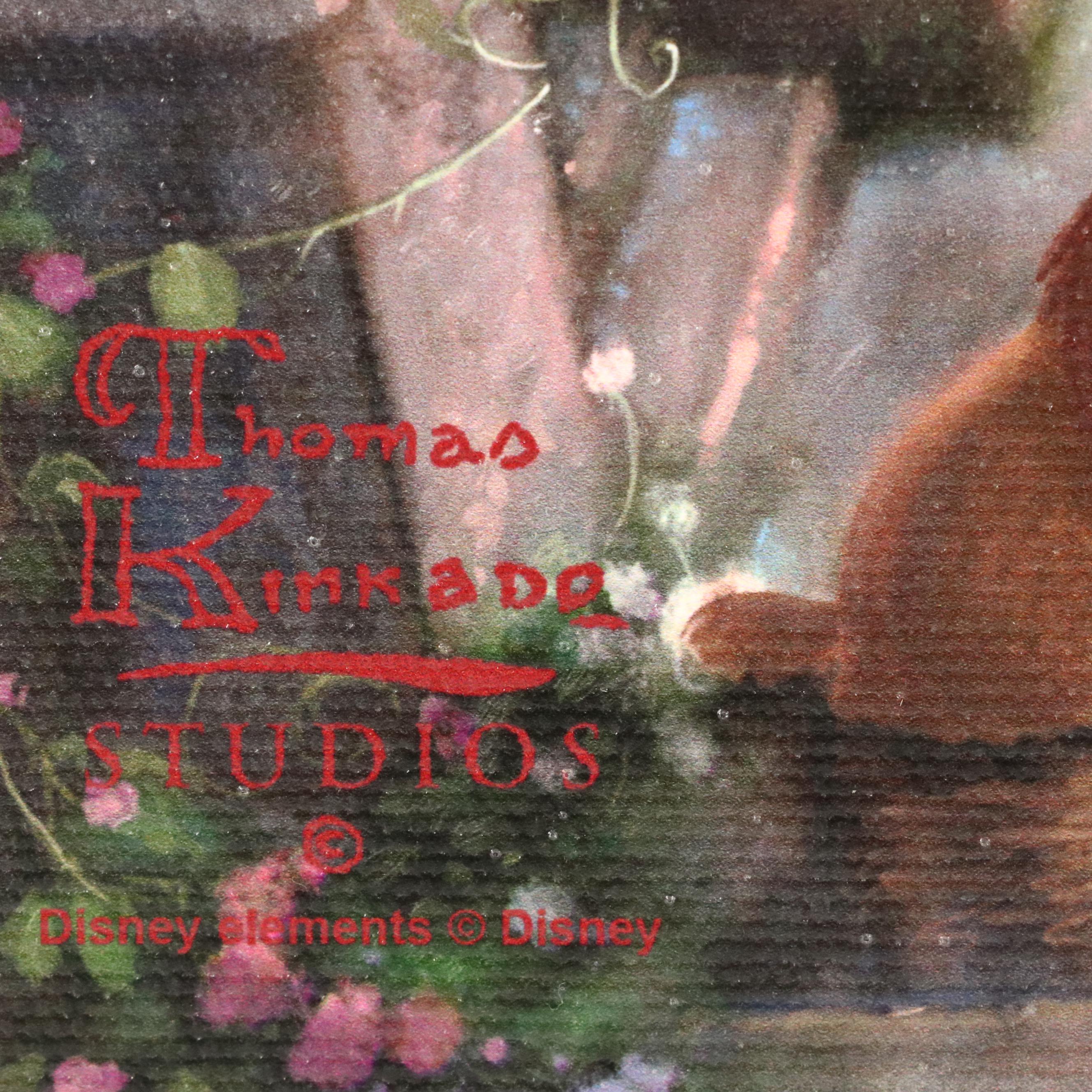 Thomas Kinkade Co. and Disney Giclées of "Peter Pan" and "Lady and the Tramp"