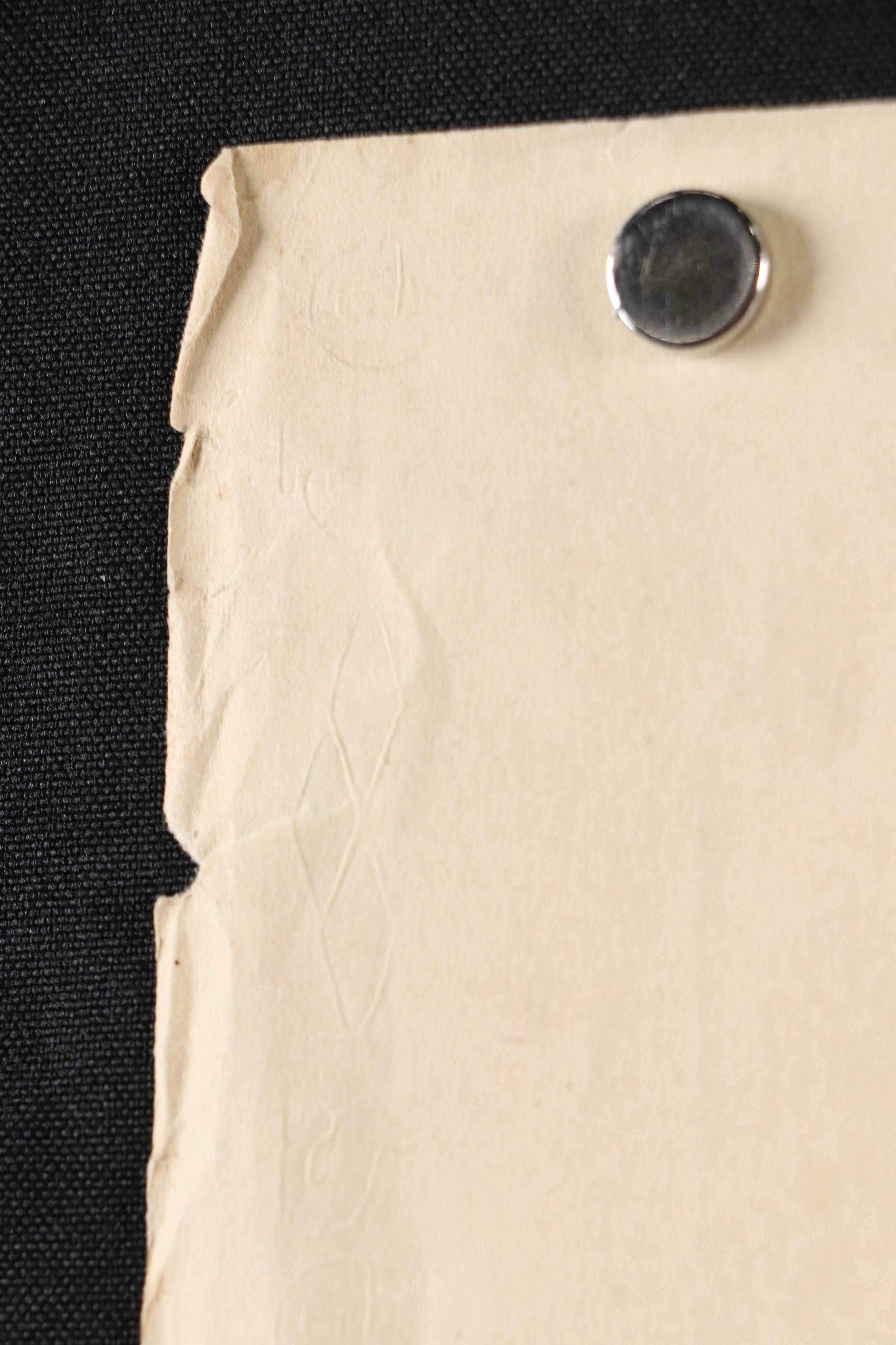 Ink Drawing of Manifest Destiny Map "Estados Unidos," Circa 1930