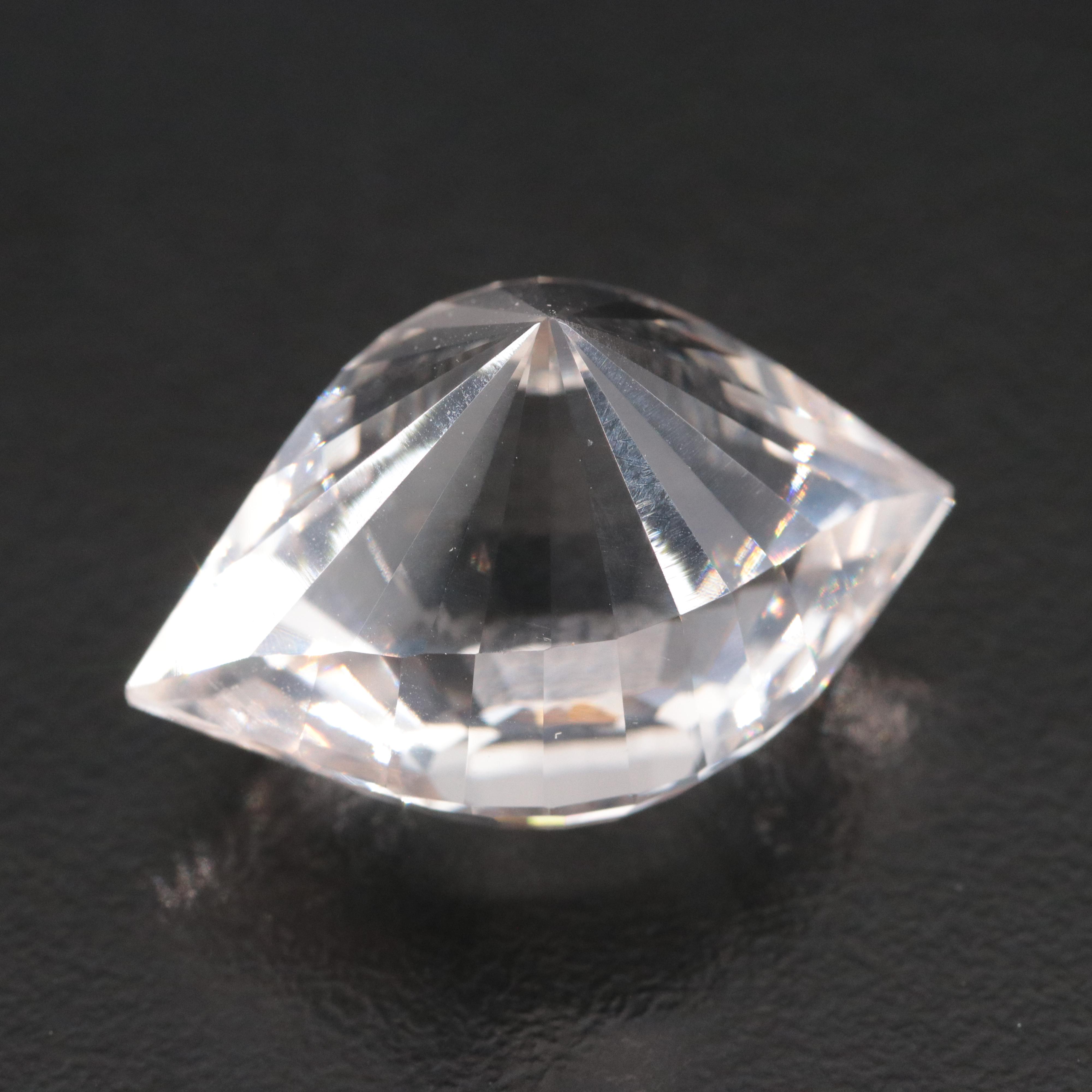 Loose 18.95 CT Rock Crystal Quartz