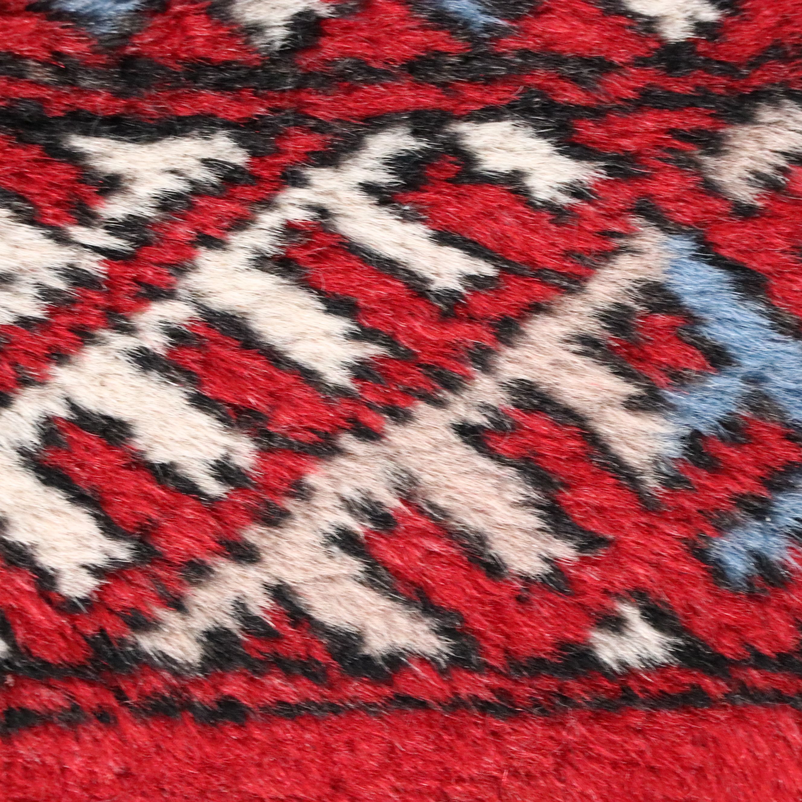 2' x 3'7 Hand-Knotted Pakistani Bokhara Accent Rug