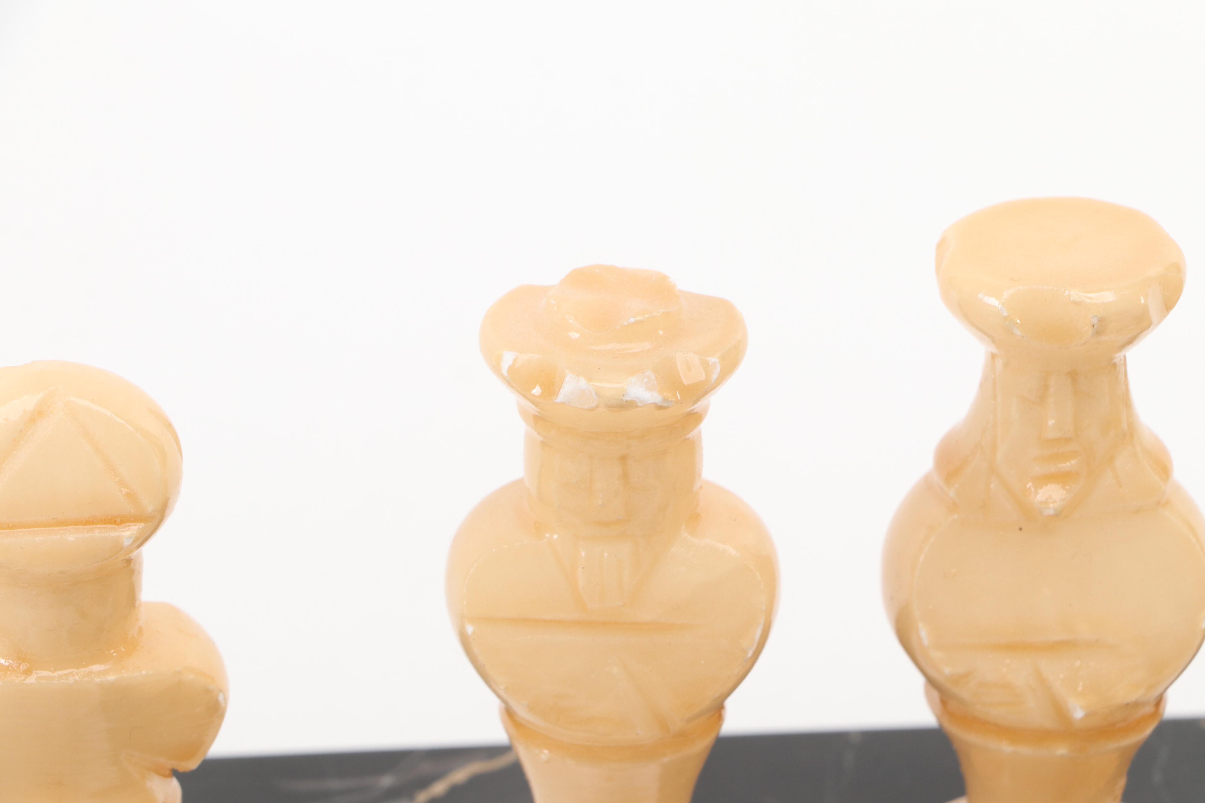 Marble Chessboard and Pieces