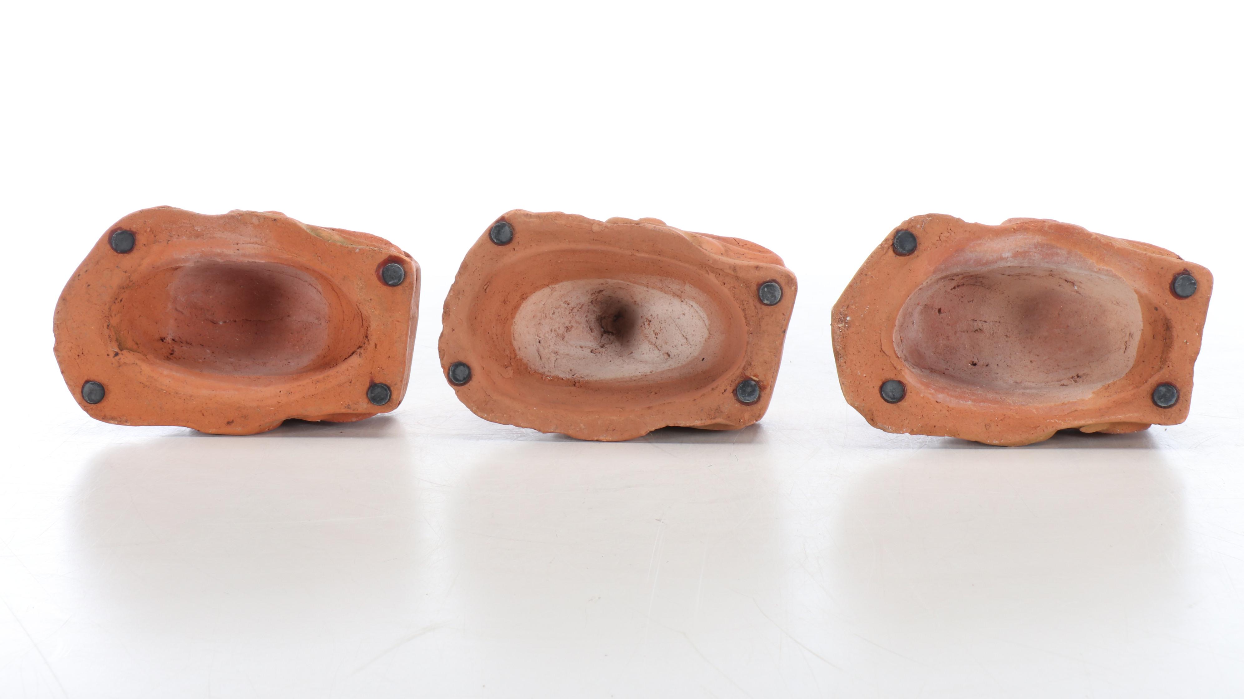 Terracotta Planter Pot and Lion Feet