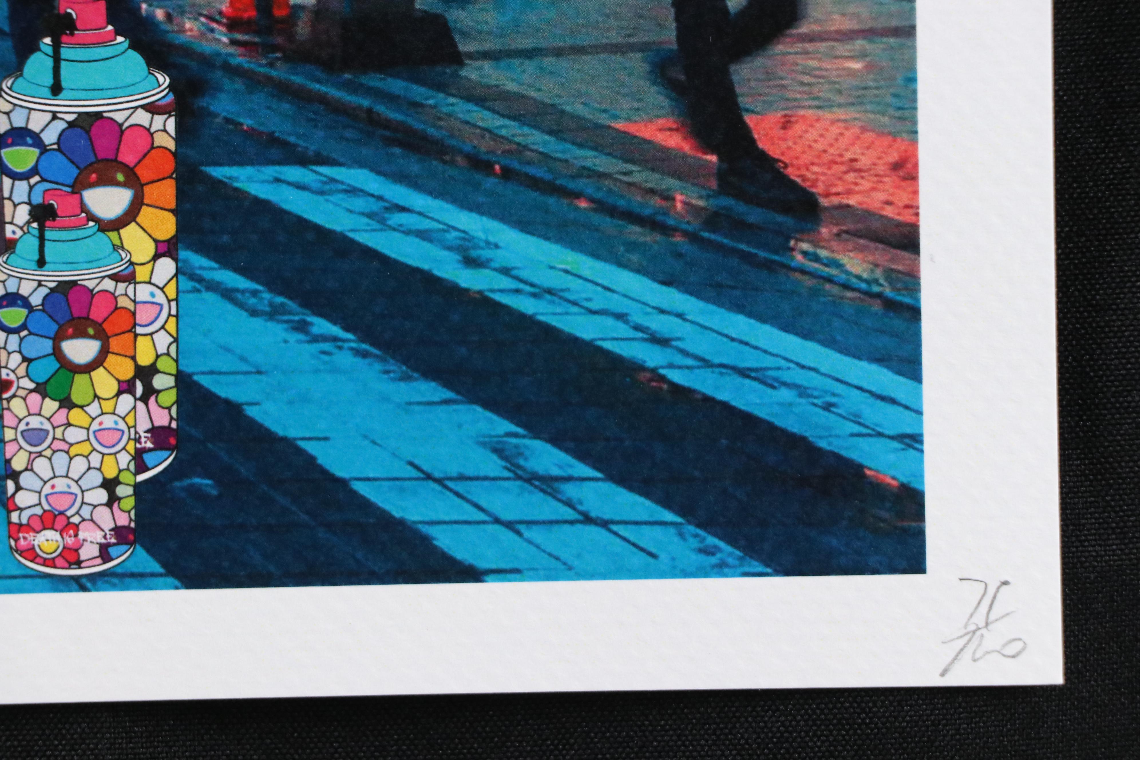 Death NYC Graphic Digital Print Featuring Kate Moss x Playboy x Murakami