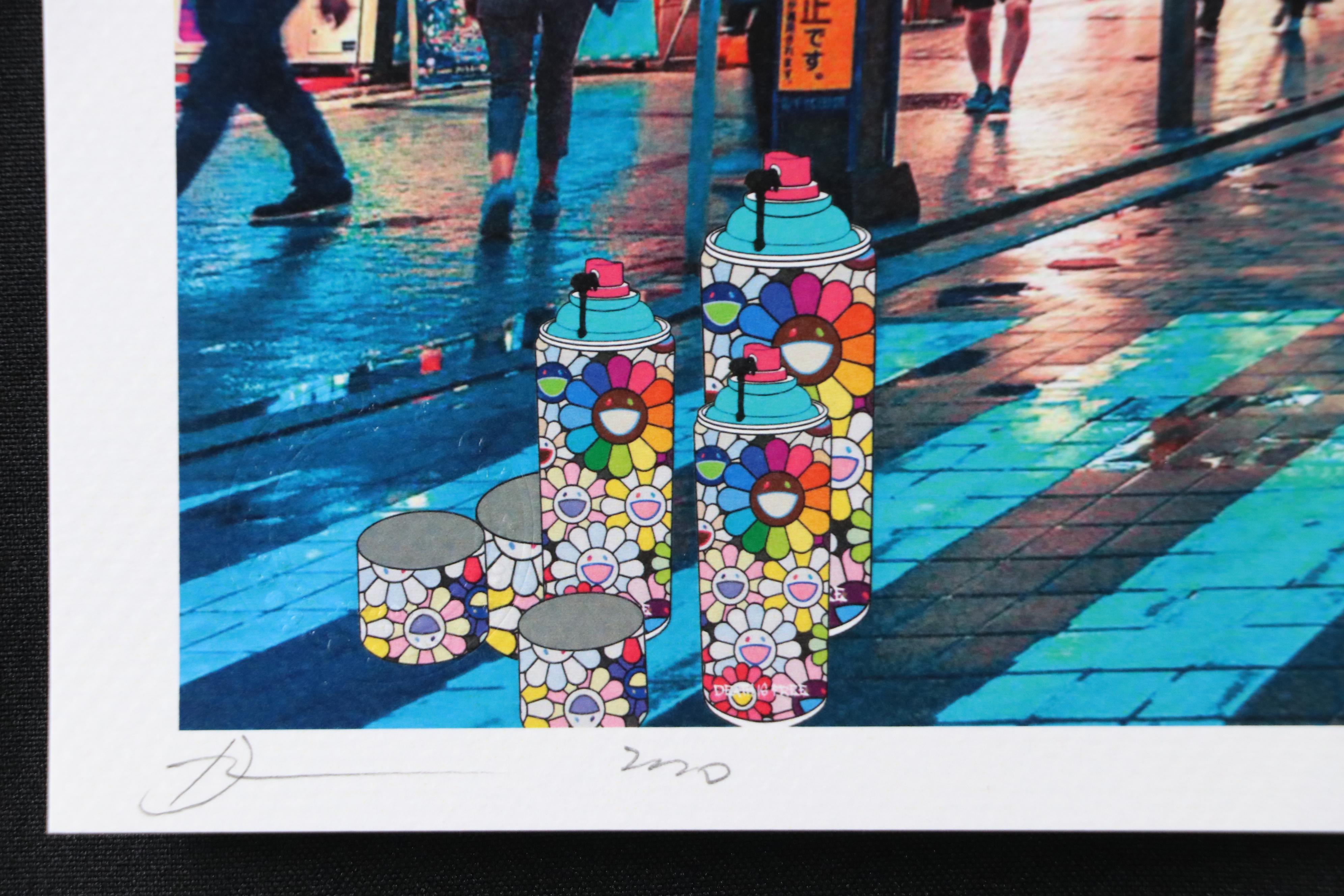 Death NYC Graphic Digital Print Featuring Kate Moss x Playboy x Murakami