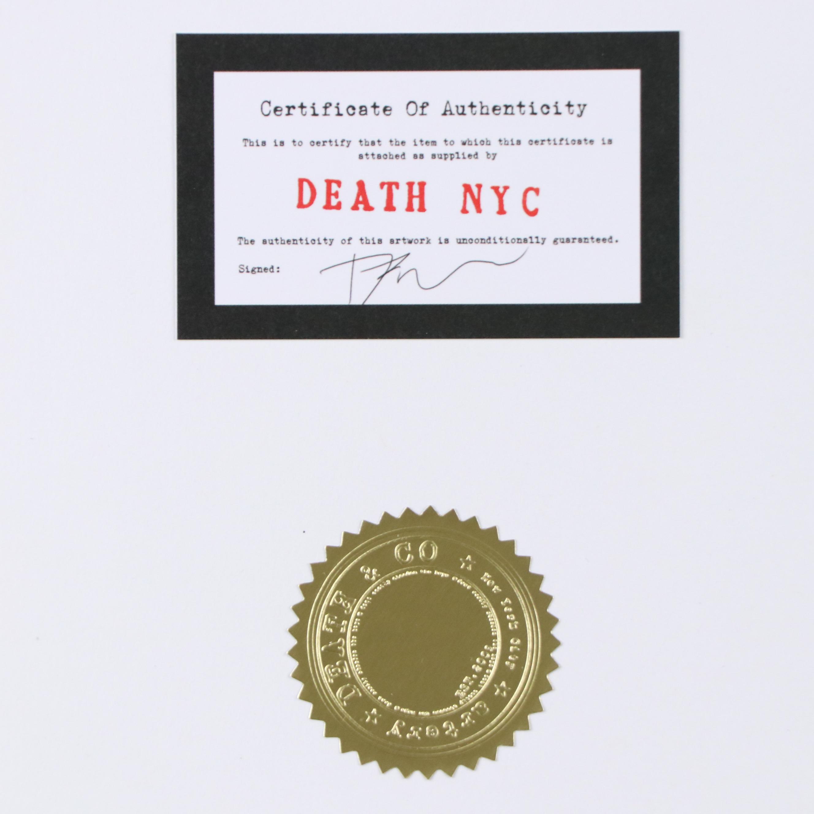 Death NYC Graphic Digital Print Featuring Kate Moss x Playboy x Murakami