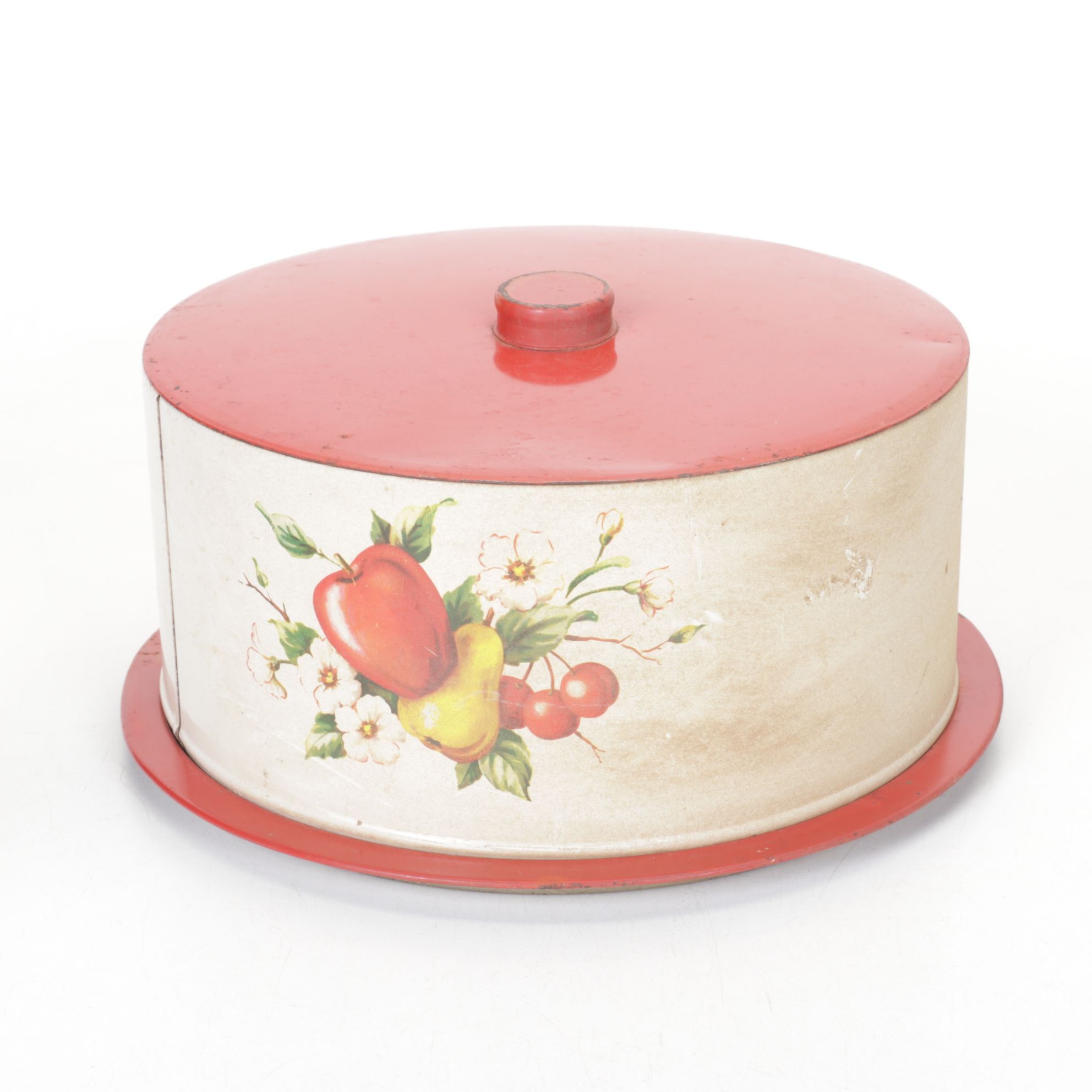 Covered Cake Plate, Hand Sifter & Other Kitchen Tools, Mid-20th Century