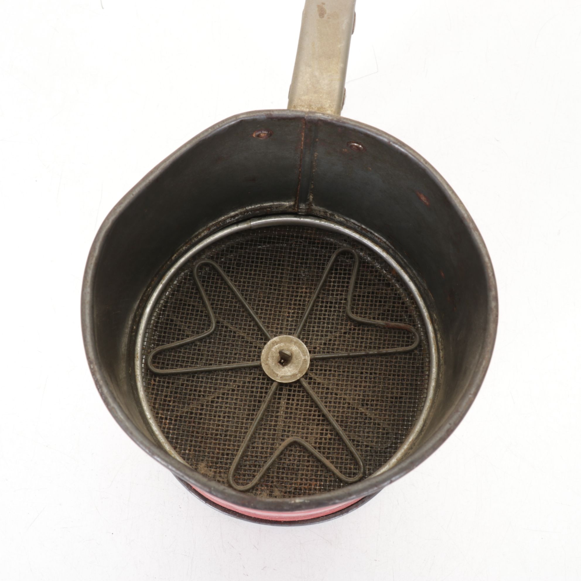 Covered Cake Plate, Hand Sifter & Other Kitchen Tools, Mid-20th Century