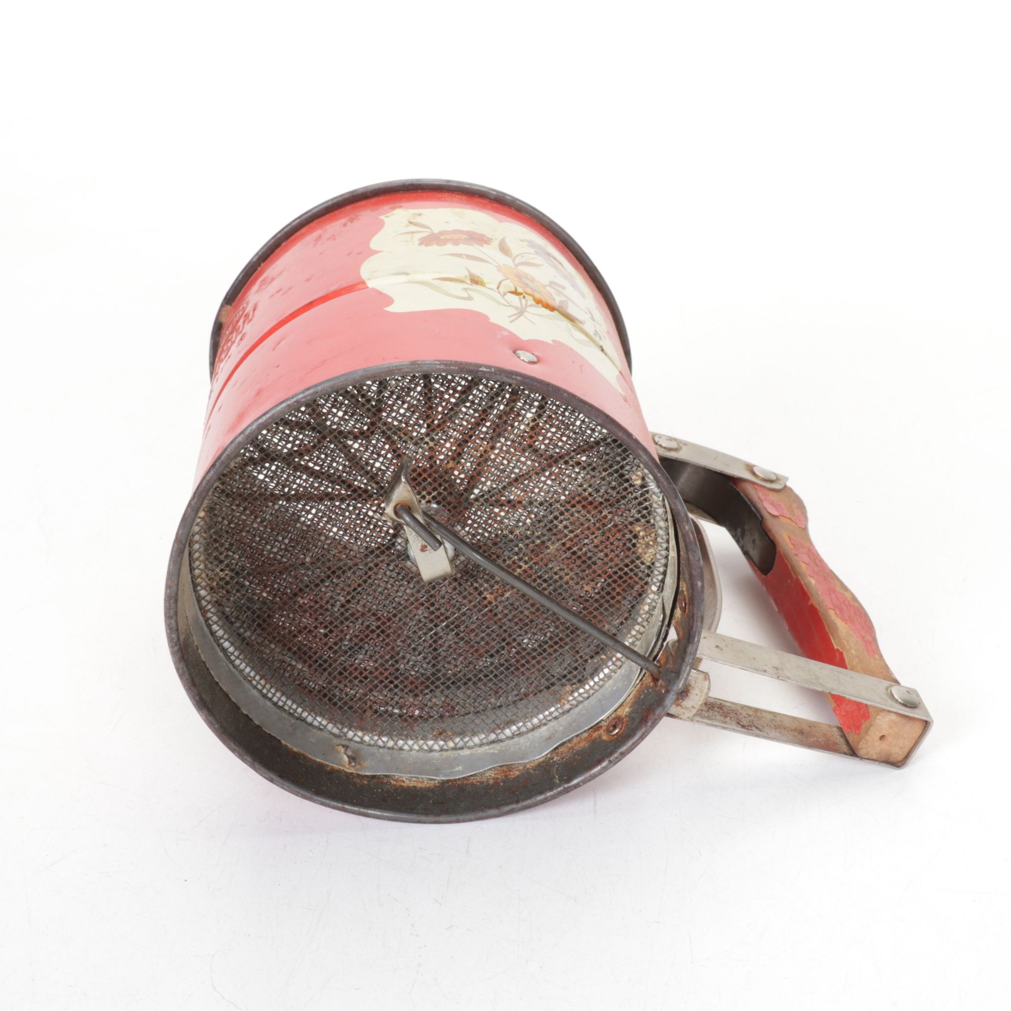 Covered Cake Plate, Hand Sifter & Other Kitchen Tools, Mid-20th Century