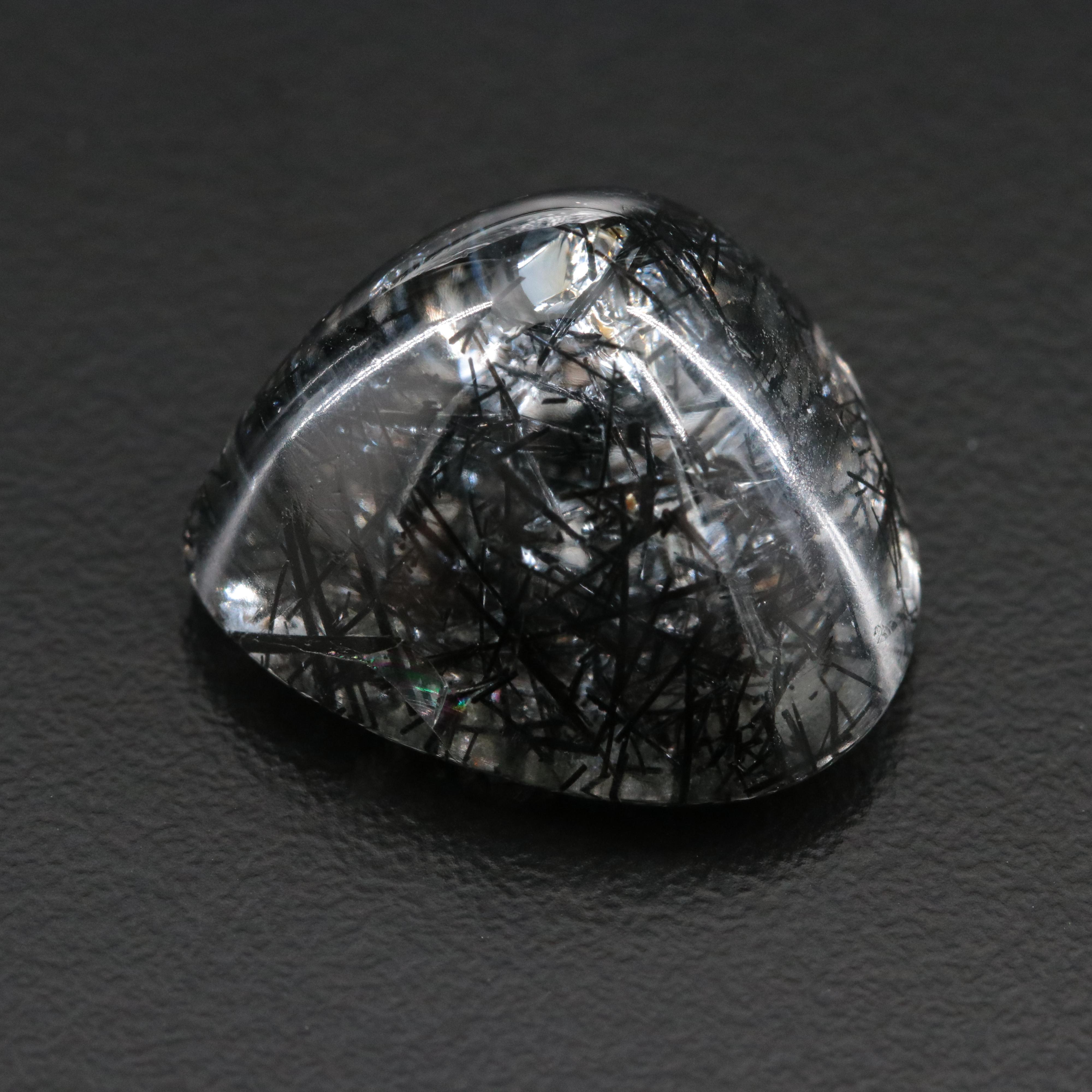 Loose 31.34 CT Tourmalinated Quartz