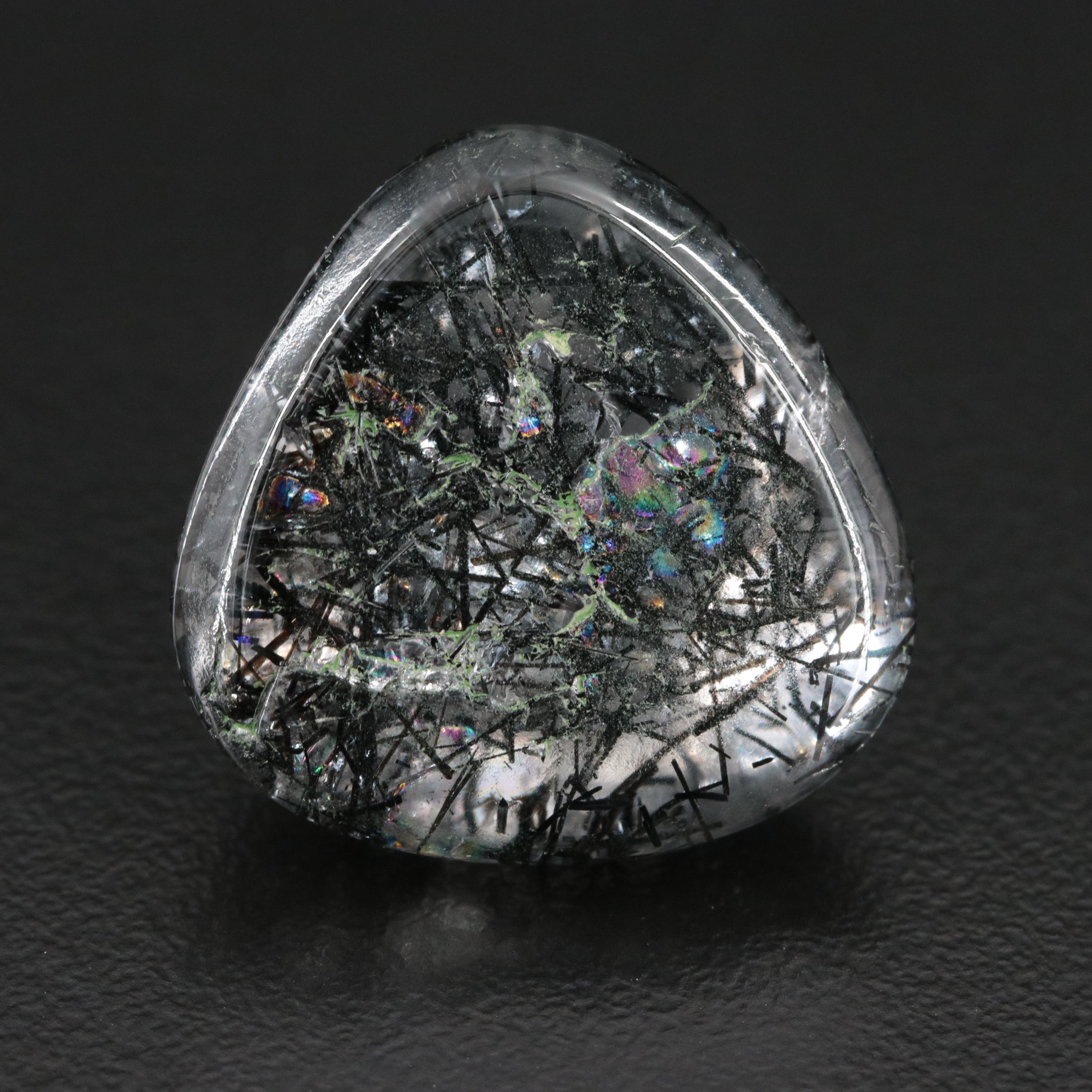 Loose 31.34 CT Tourmalinated Quartz