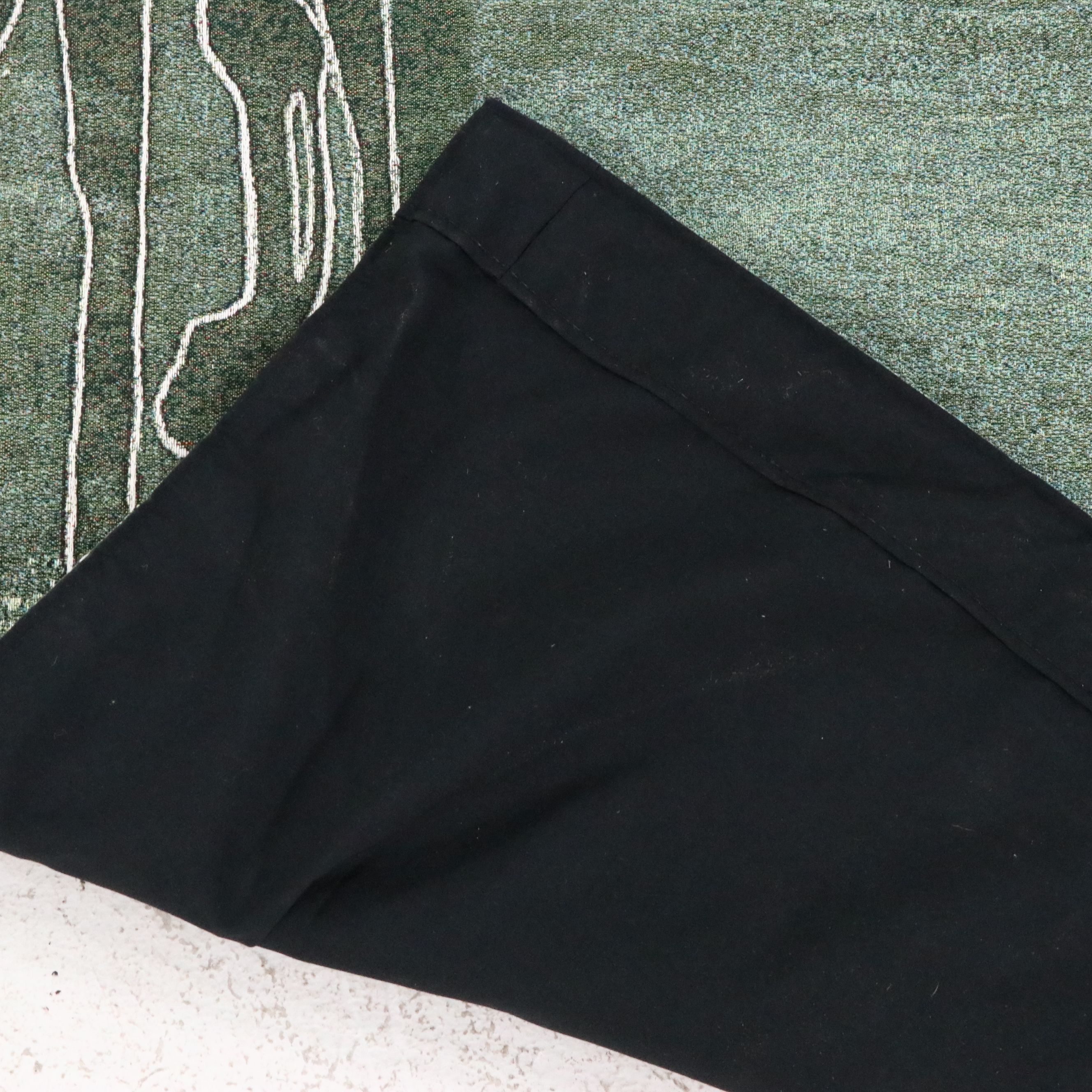 Fine Art Tapestries "Nouveau Trees I" After Jennifer Goldberg, and Wall Hardware