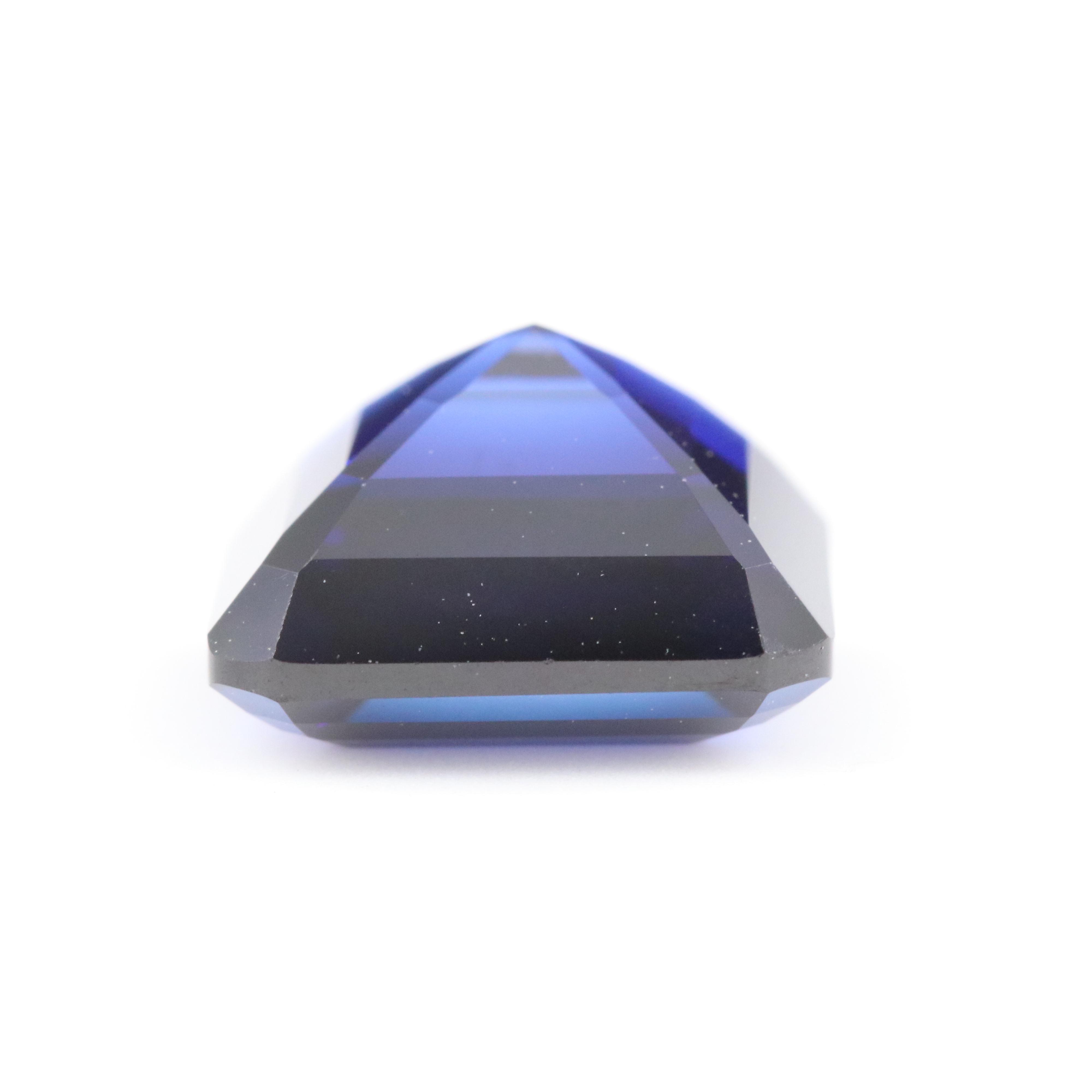 Loose 4.84 CT Lab Grown Sapphire