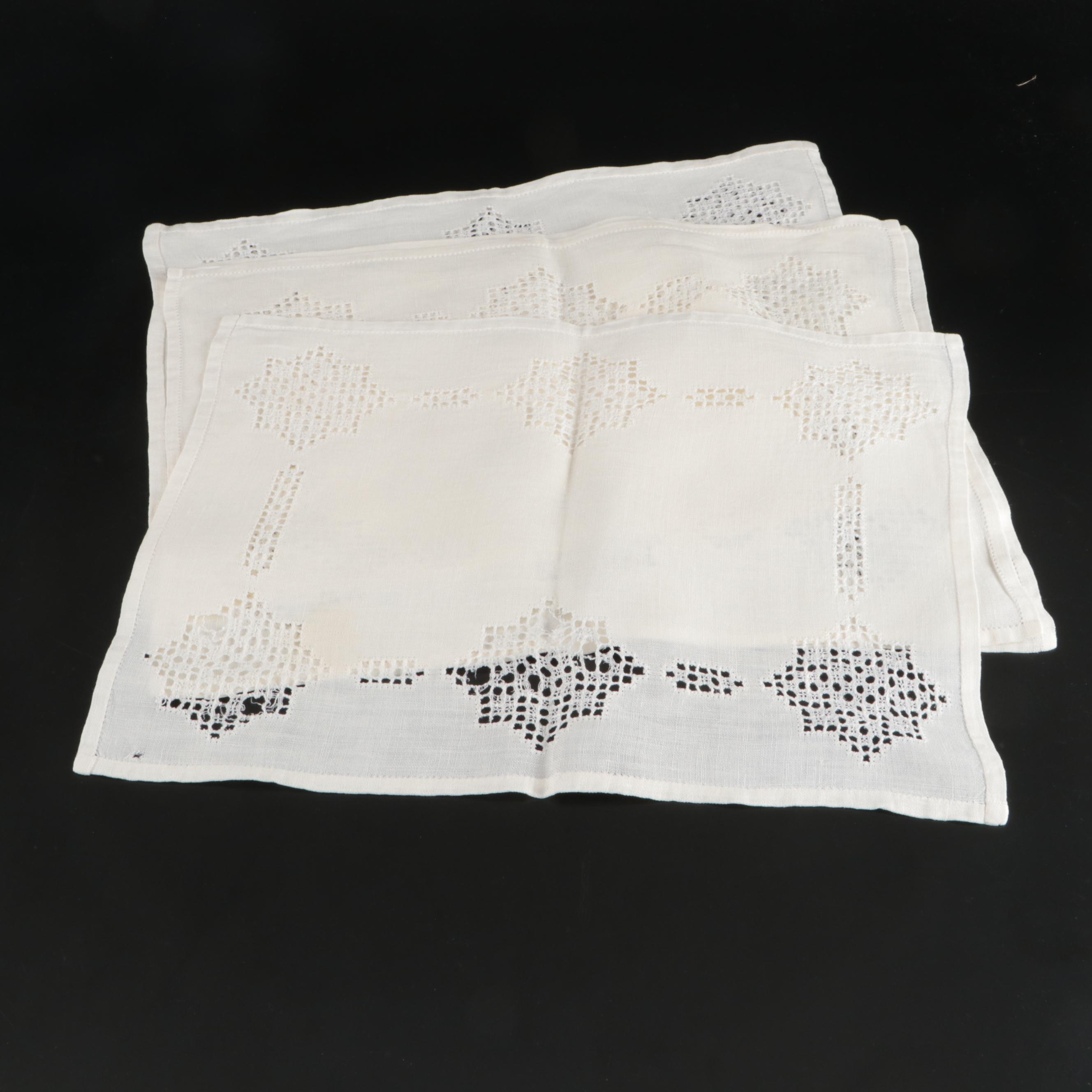 Floral Cream with Other White Table Linens