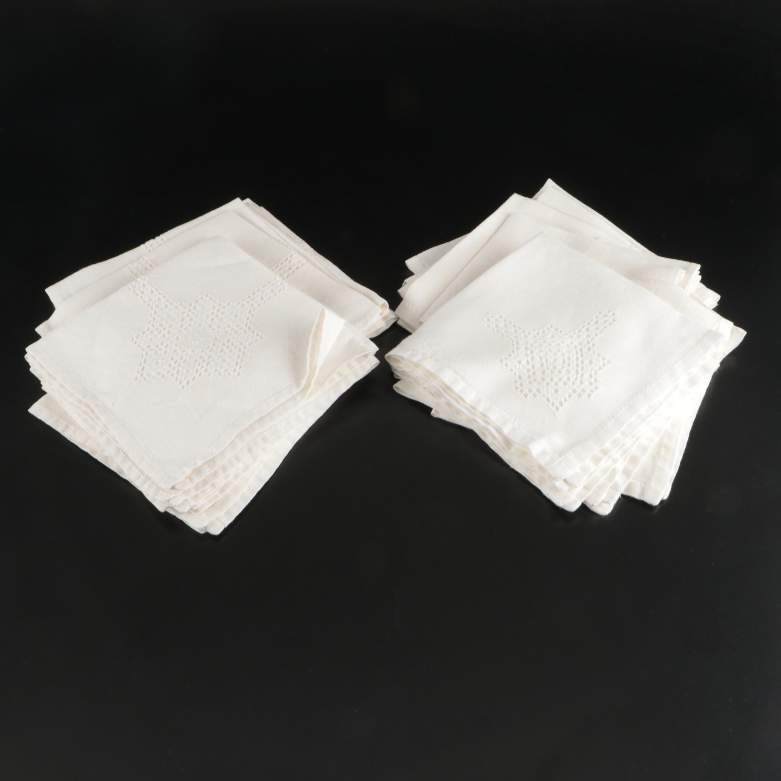 Floral Cream with Other White Table Linens