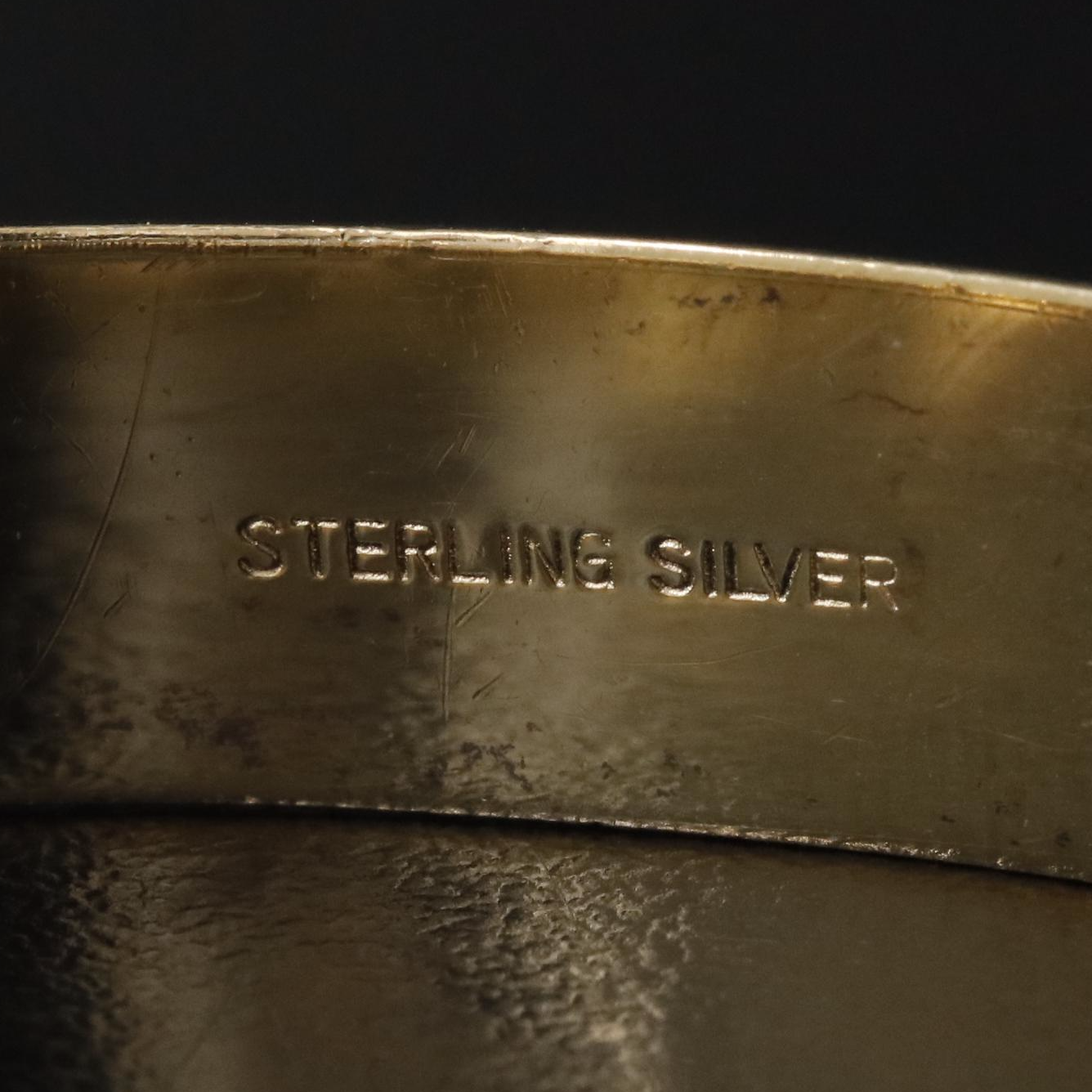 Vintage Hayward Sterling Machinist Texture Bracelet