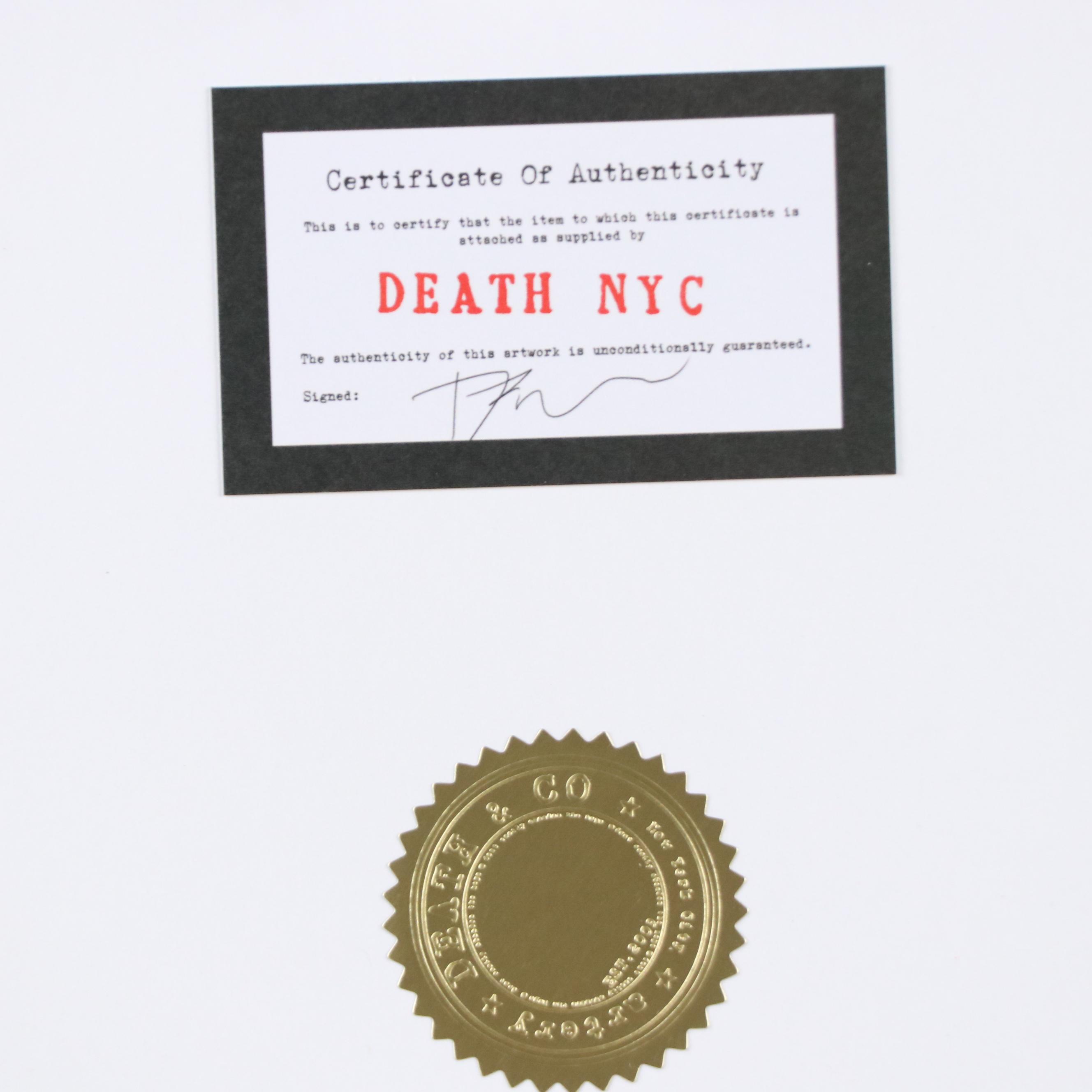 Death NYC Graphic Digital Print Featuring Gucci and Leopard