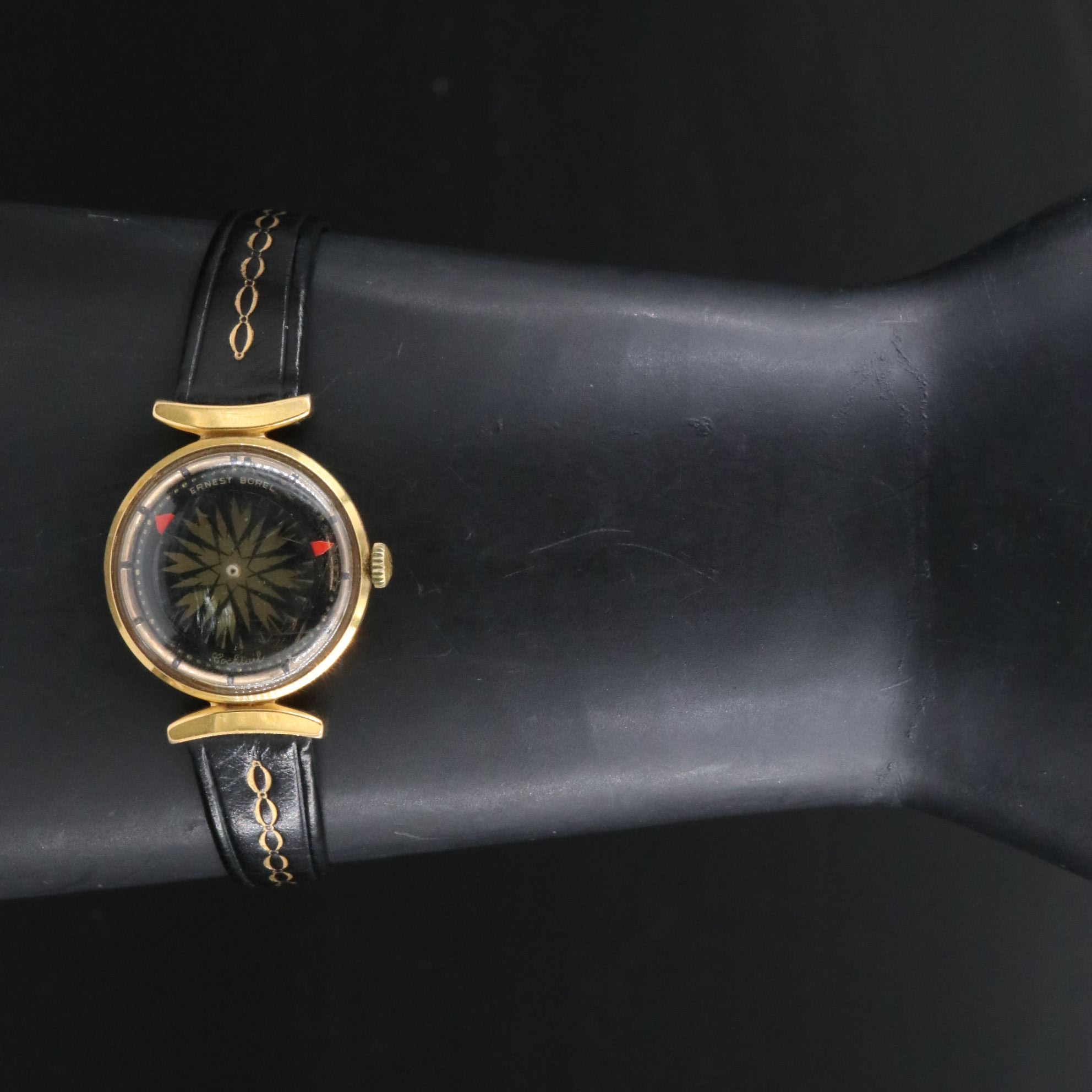 Ernest Borel Cocktail Kaleiescope Stem Wind Watch