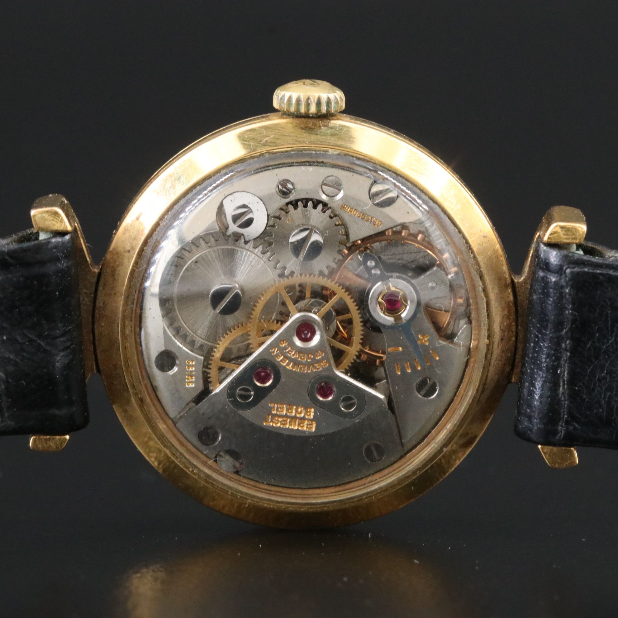 Ernest Borel Cocktail Kaleiescope Stem Wind Watch