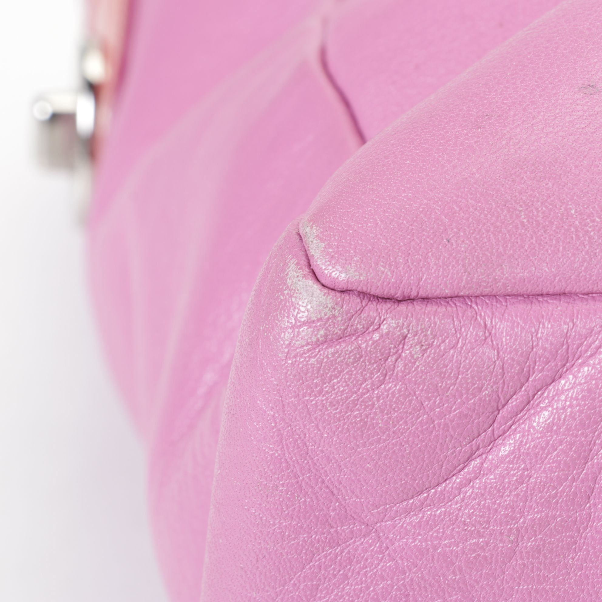 Coach Pink Tote with Patent Leather Trim & Ocelot Print Cross-Body Bag