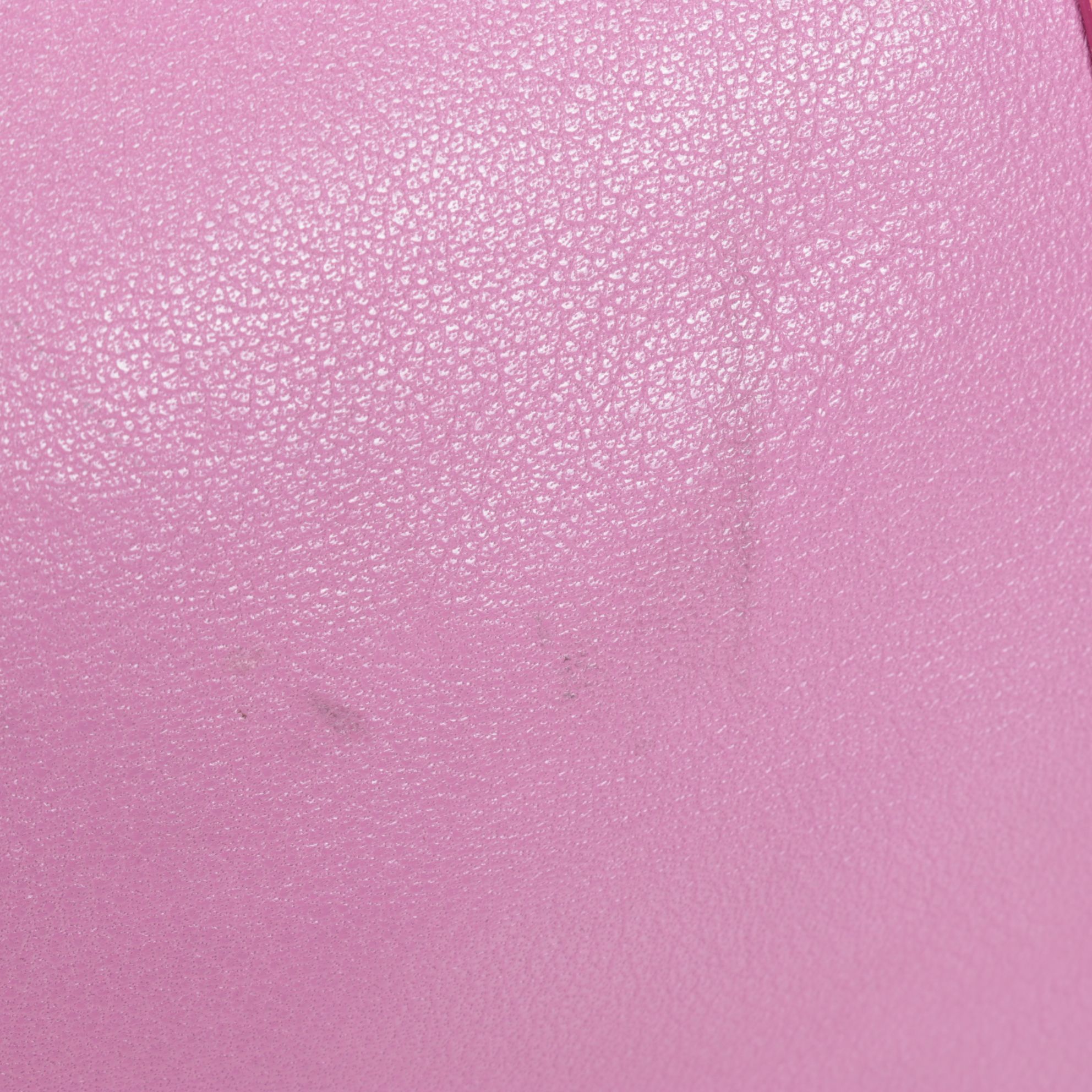 Coach Pink Tote with Patent Leather Trim & Ocelot Print Cross-Body Bag