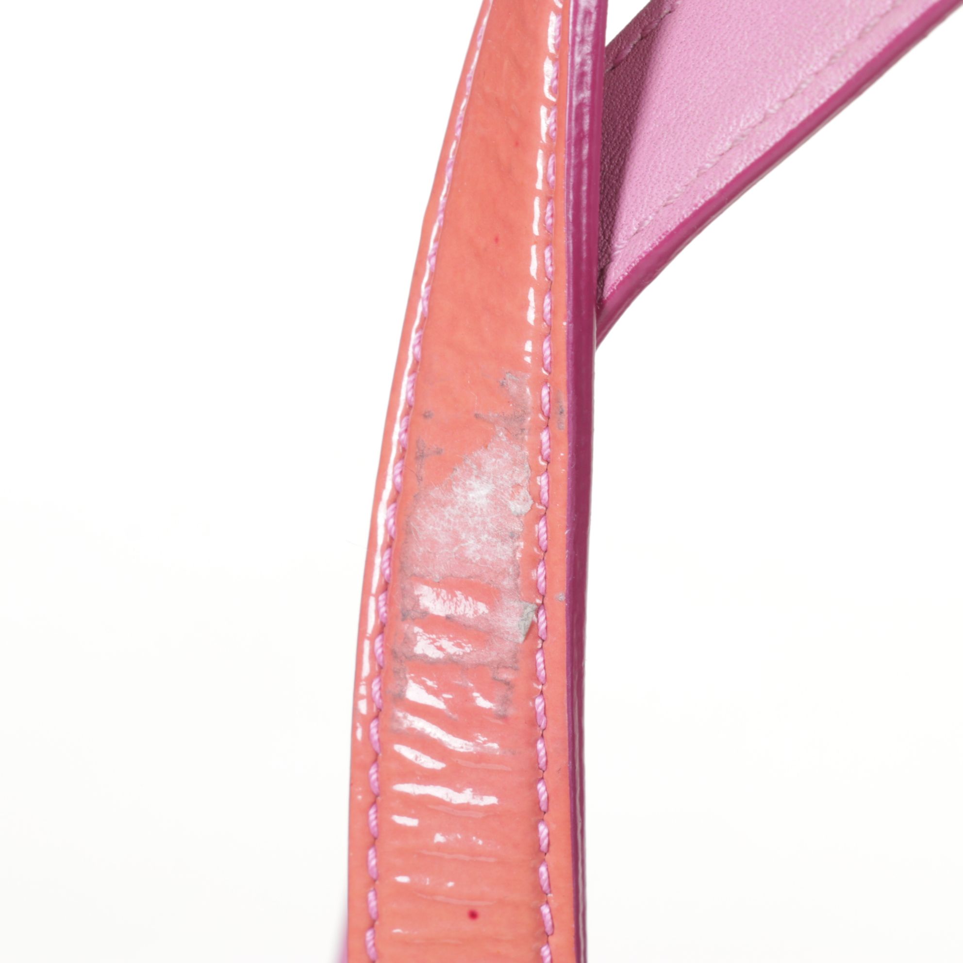 Coach Pink Tote with Patent Leather Trim & Ocelot Print Cross-Body Bag