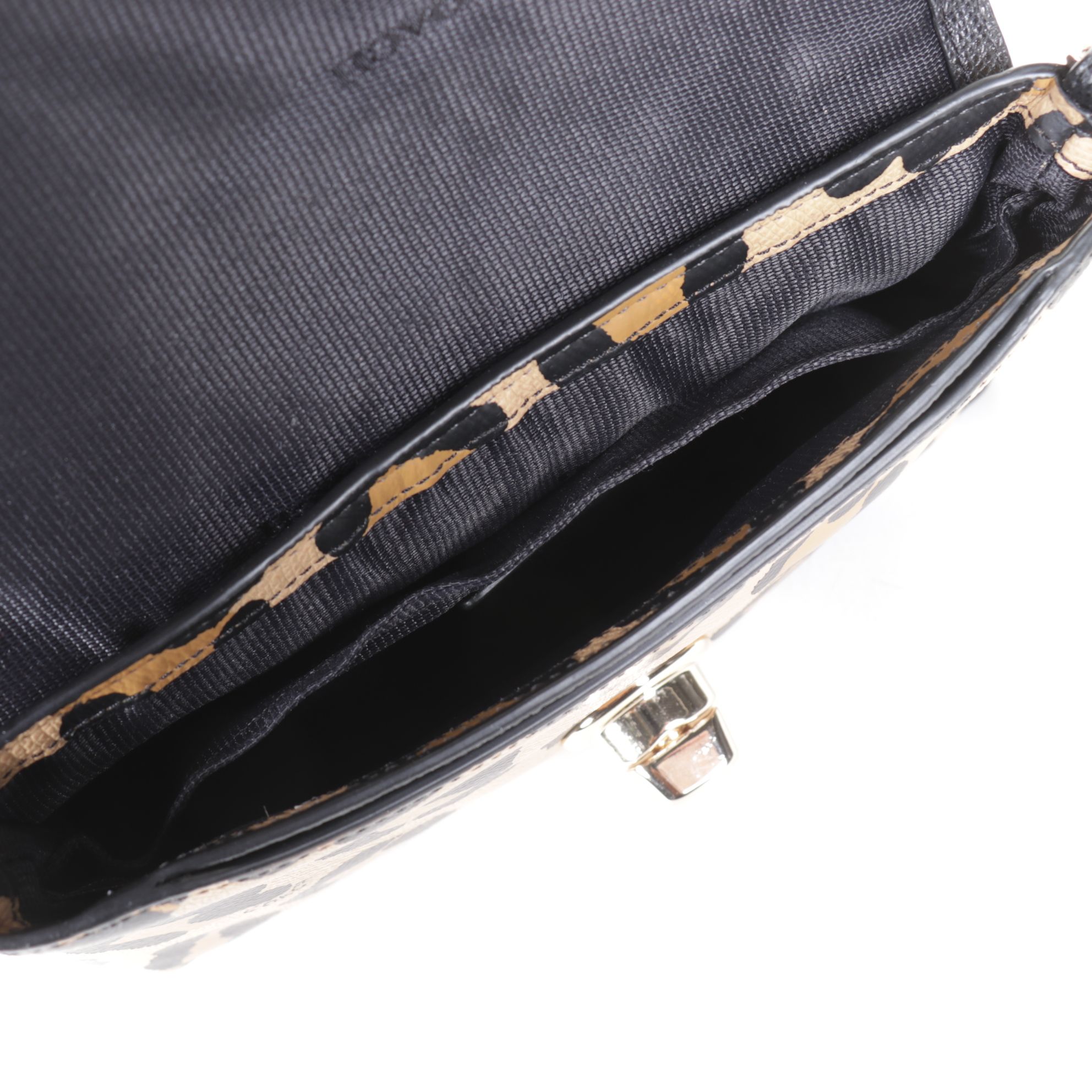 Coach Pink Tote with Patent Leather Trim & Ocelot Print Cross-Body Bag