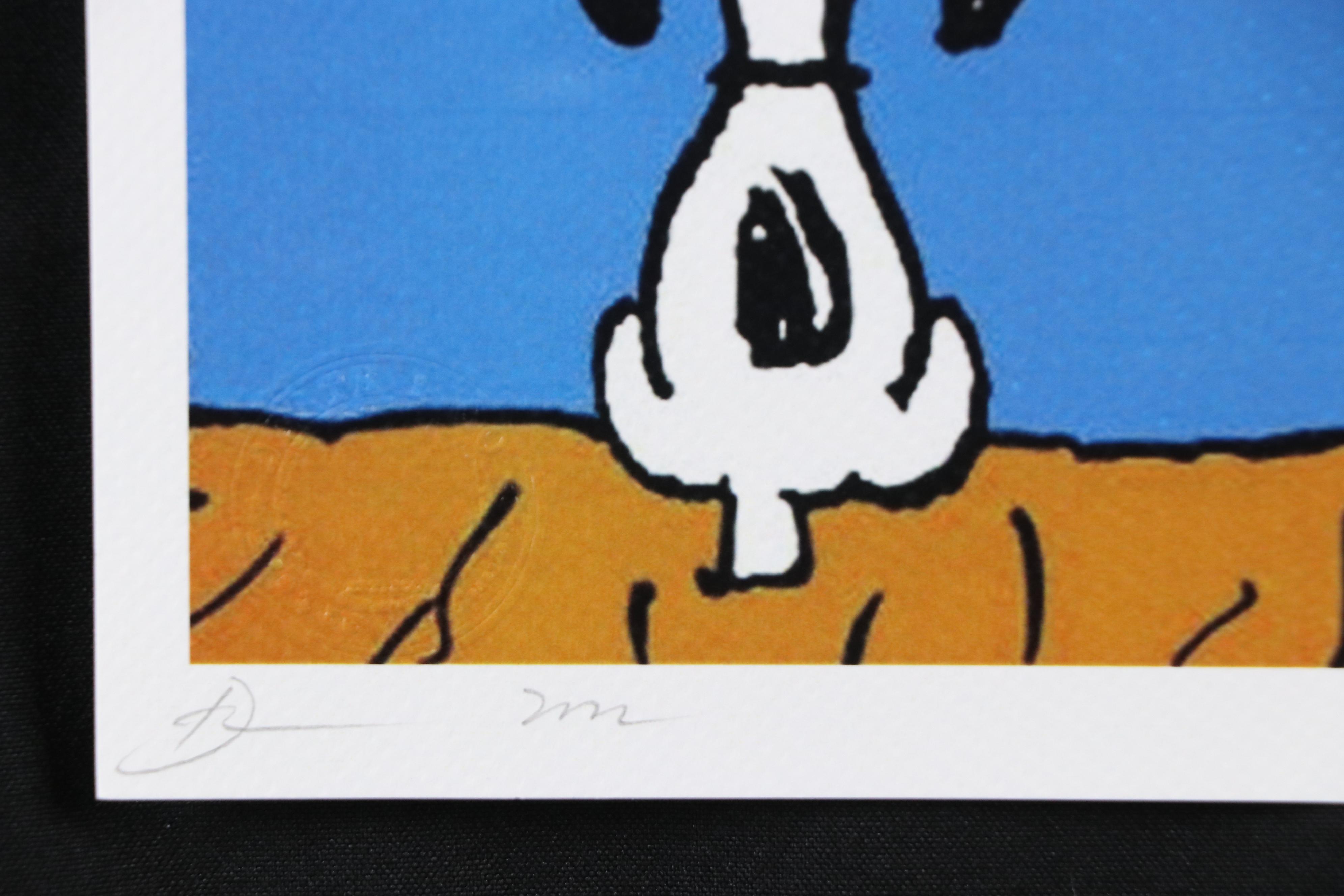 Death NYC Graphic Digital Print Featuring Snoopy and Charlie Brown, 2022