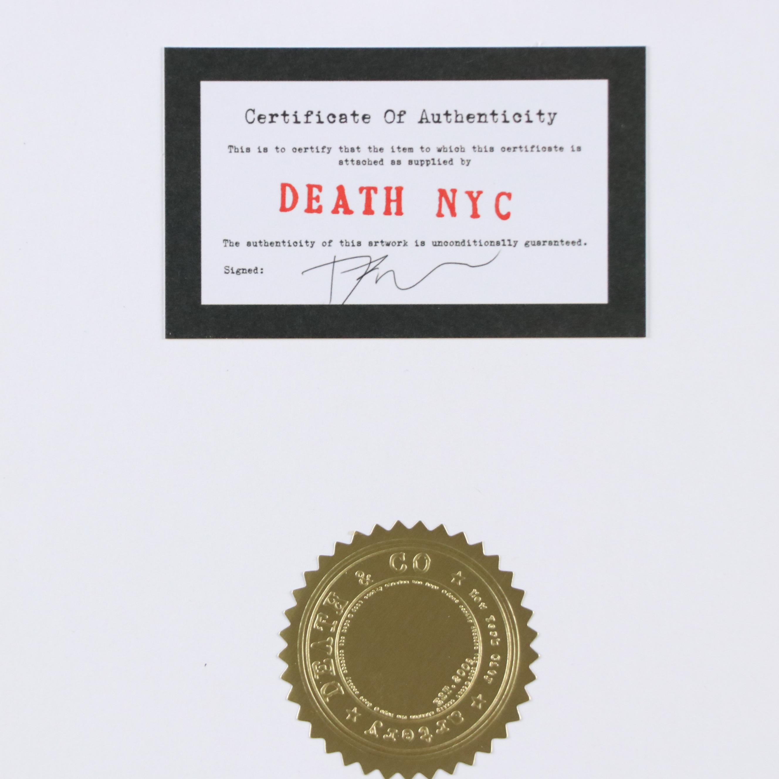 Death NYC Graphic Digital Print Featuring Snoopy and Charlie Brown, 2022