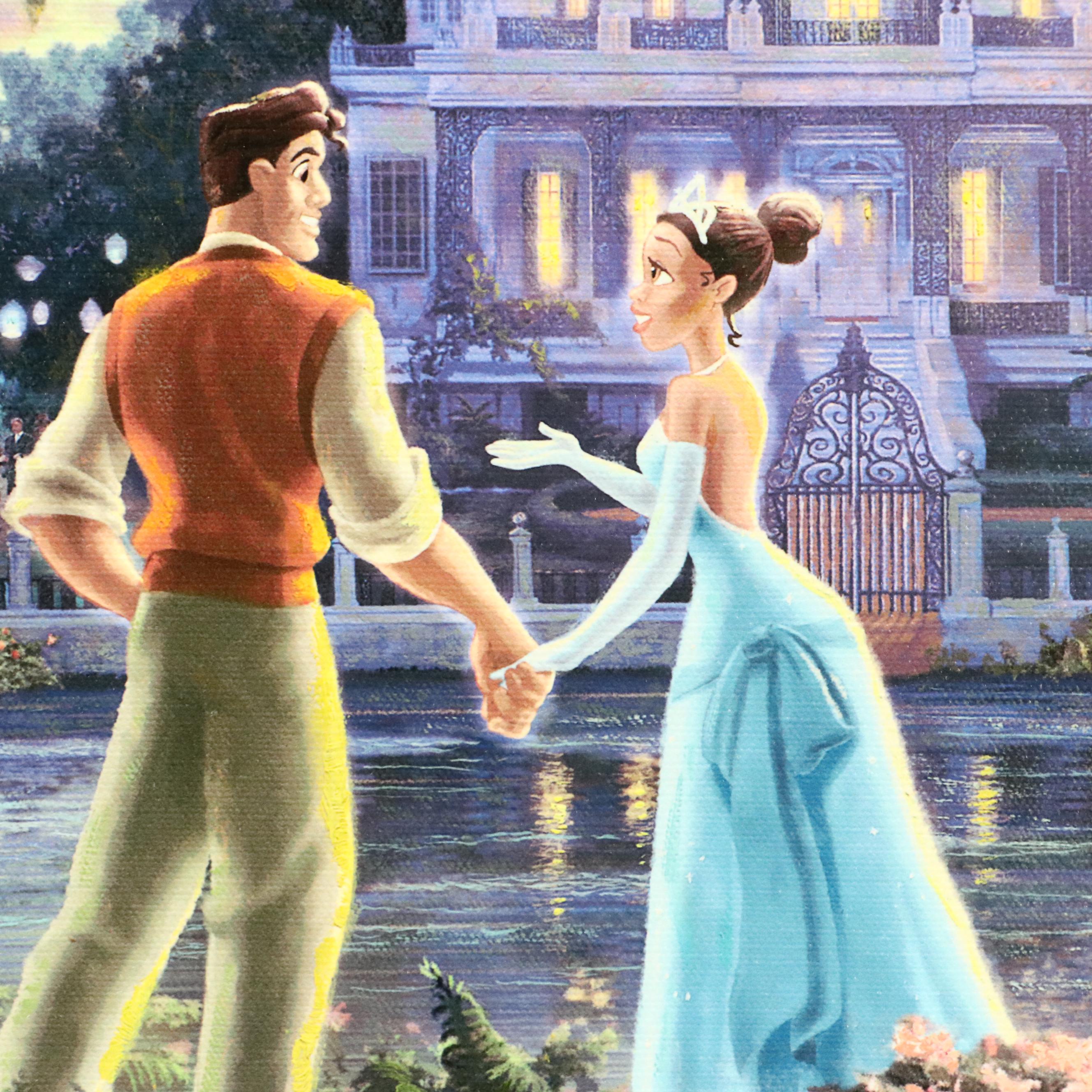 Thomas Kinkade Co. and Disney Giclées of Disneyland and "Princess and the Frog"