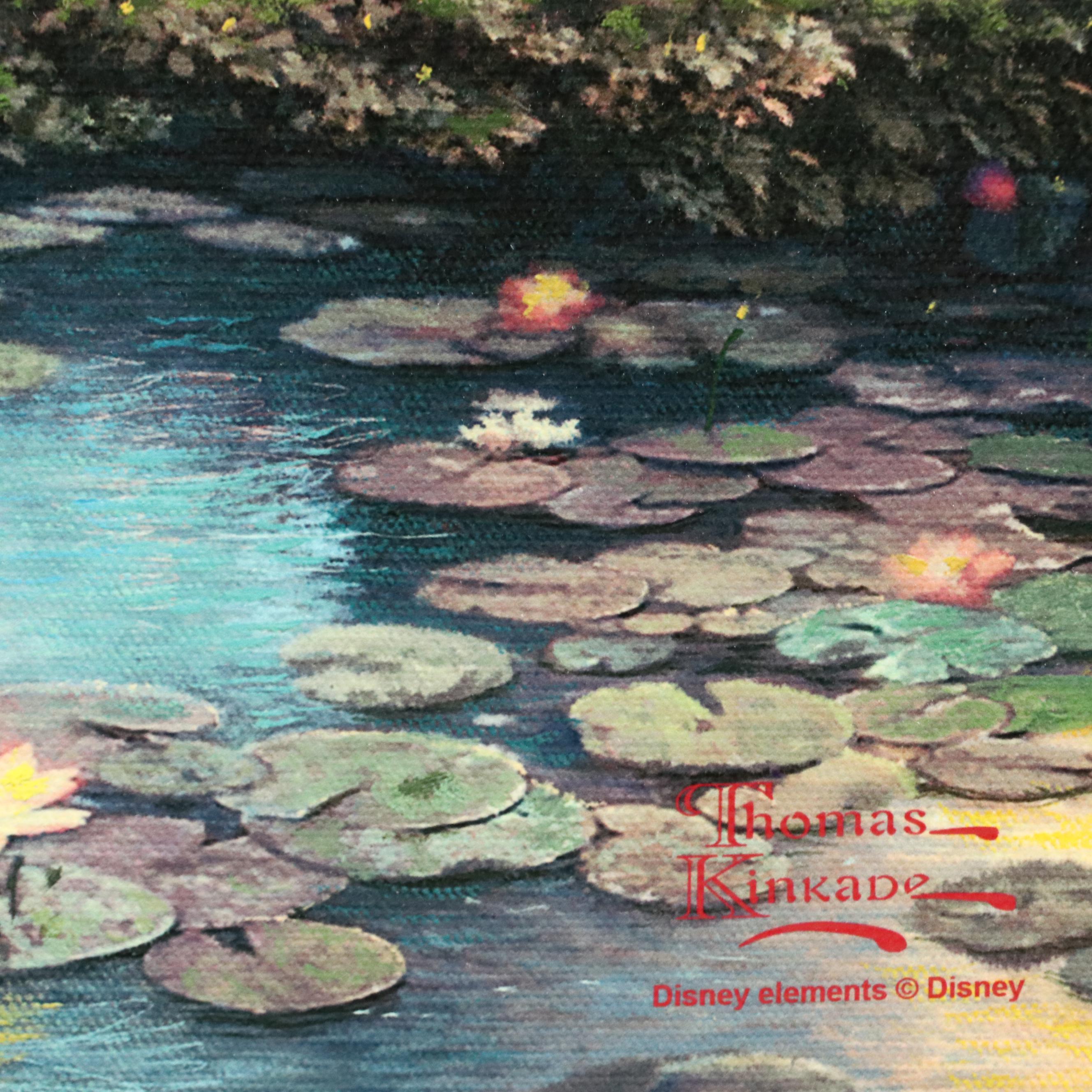 Thomas Kinkade Co. and Disney Giclées of Disneyland and "Princess and the Frog"