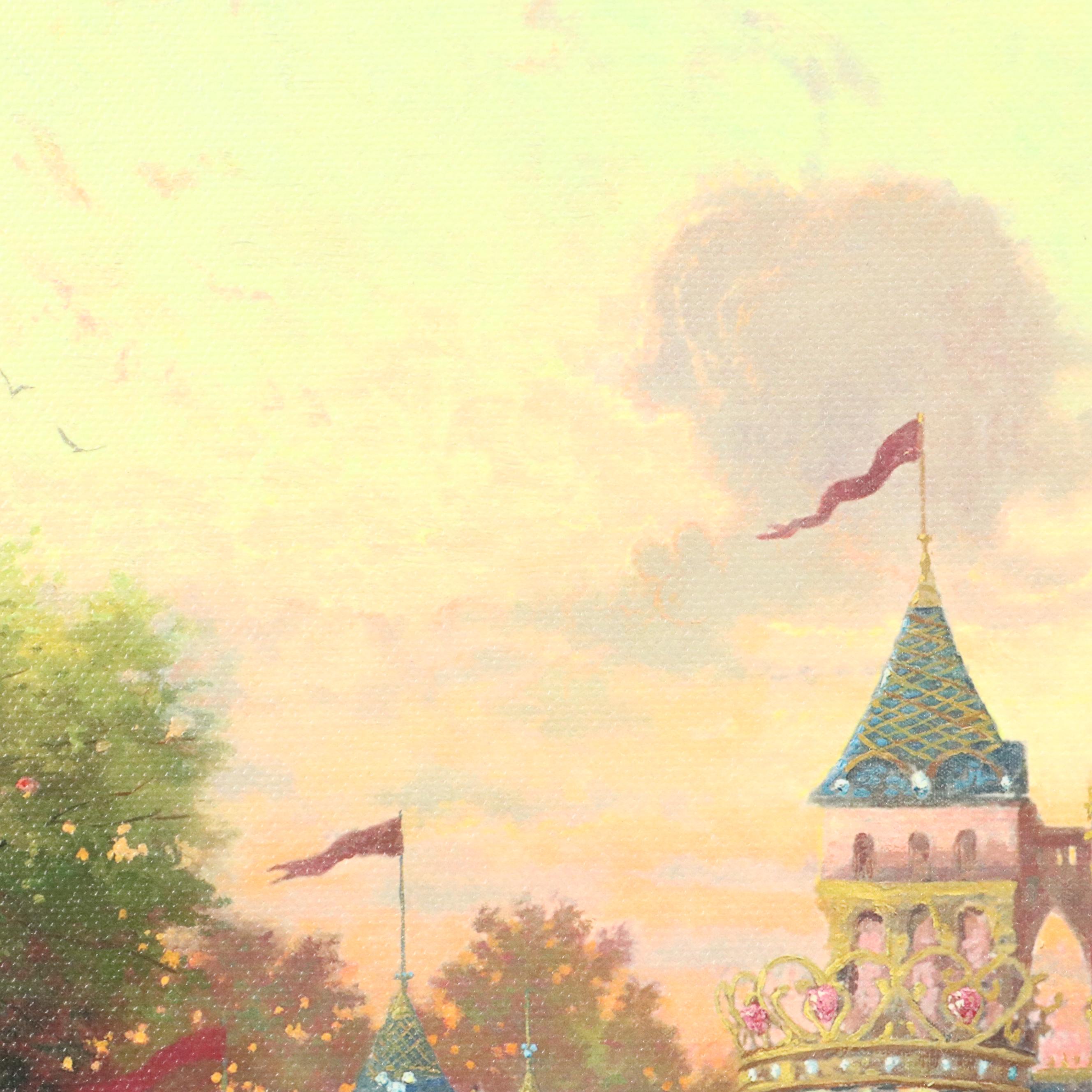 Thomas Kinkade Co. and Disney Giclées of Disneyland and "Princess and the Frog"