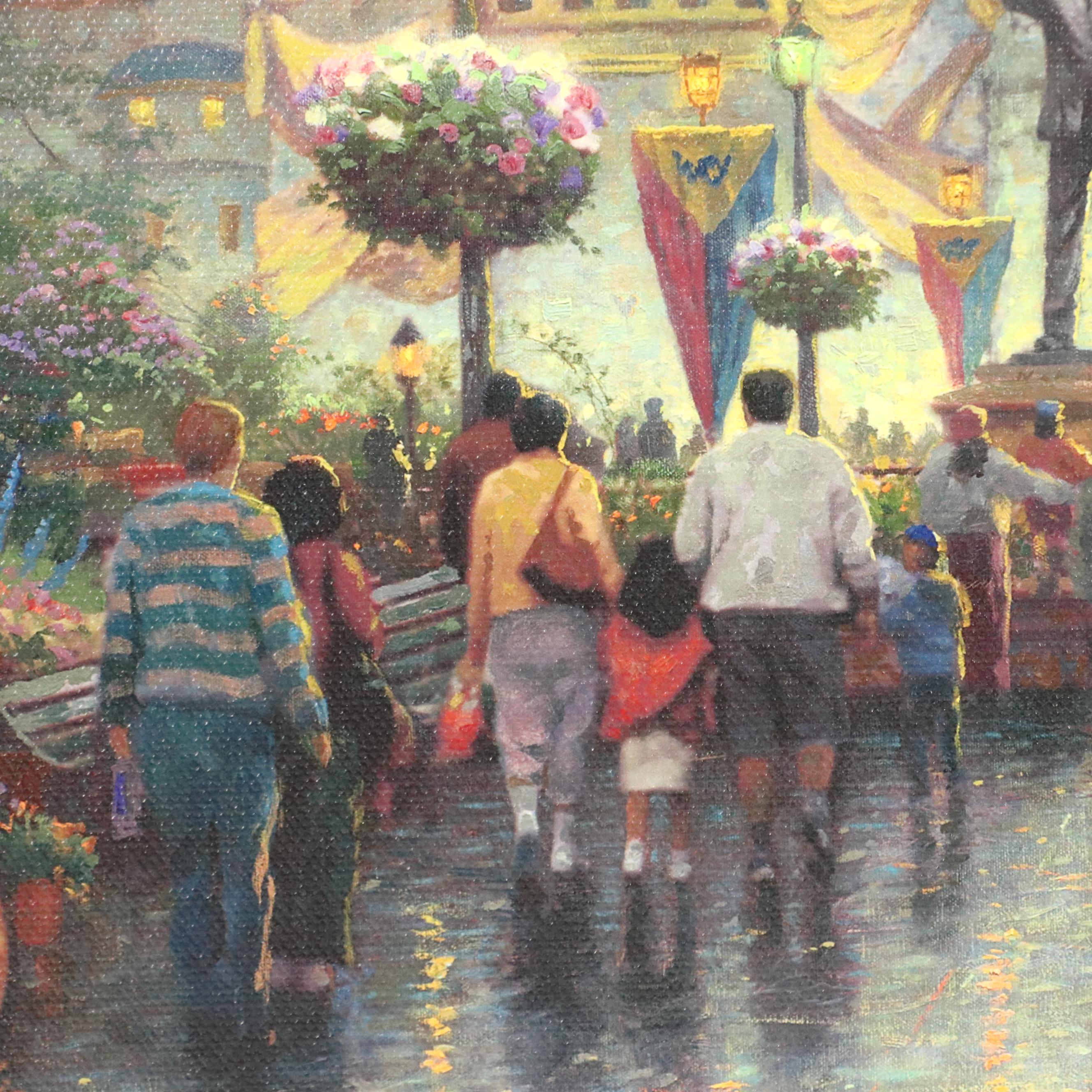 Thomas Kinkade Co. and Disney Giclées of Disneyland and "Princess and the Frog"