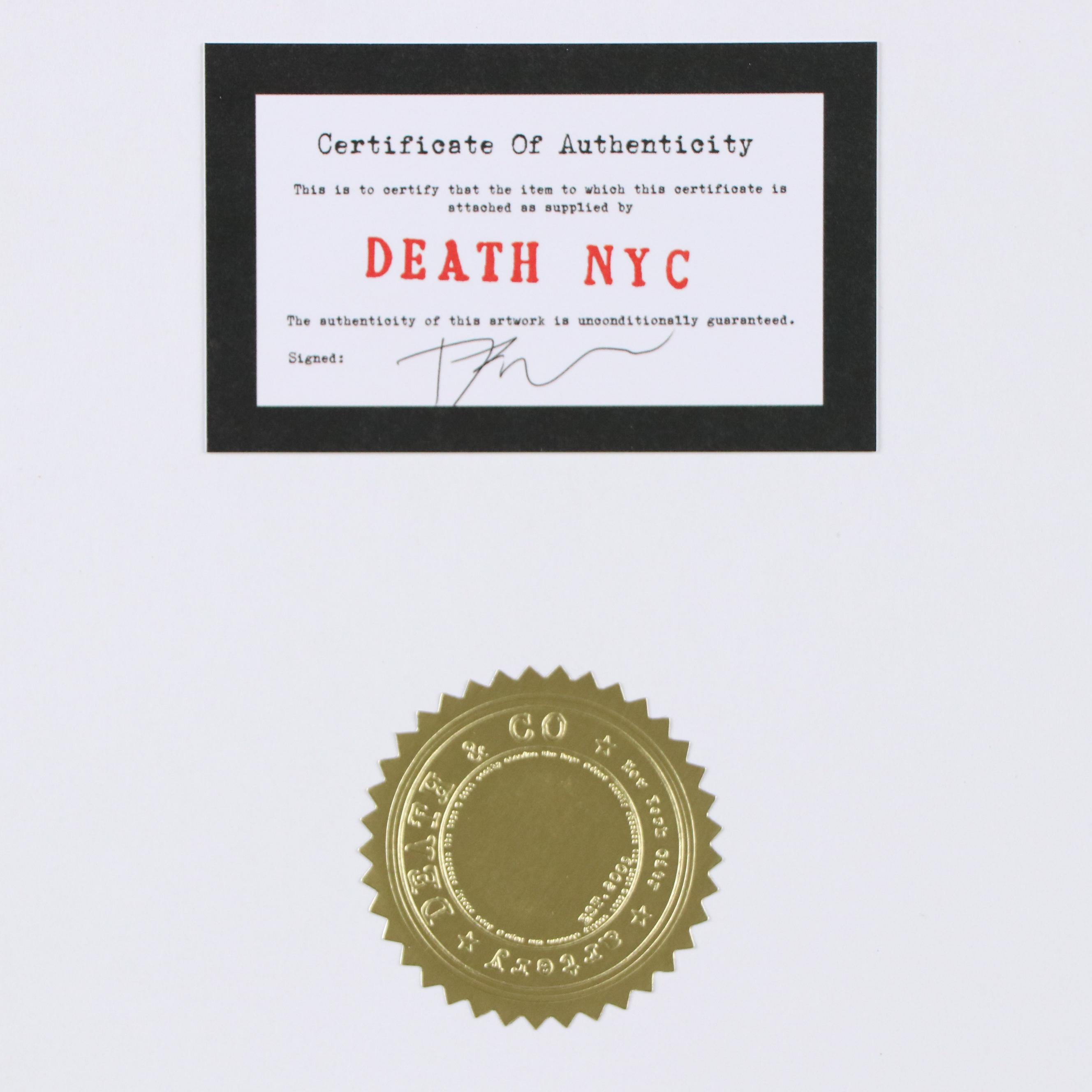 Death NYC Graphic Digital Print Homage to Peanuts x Simpsons x LV