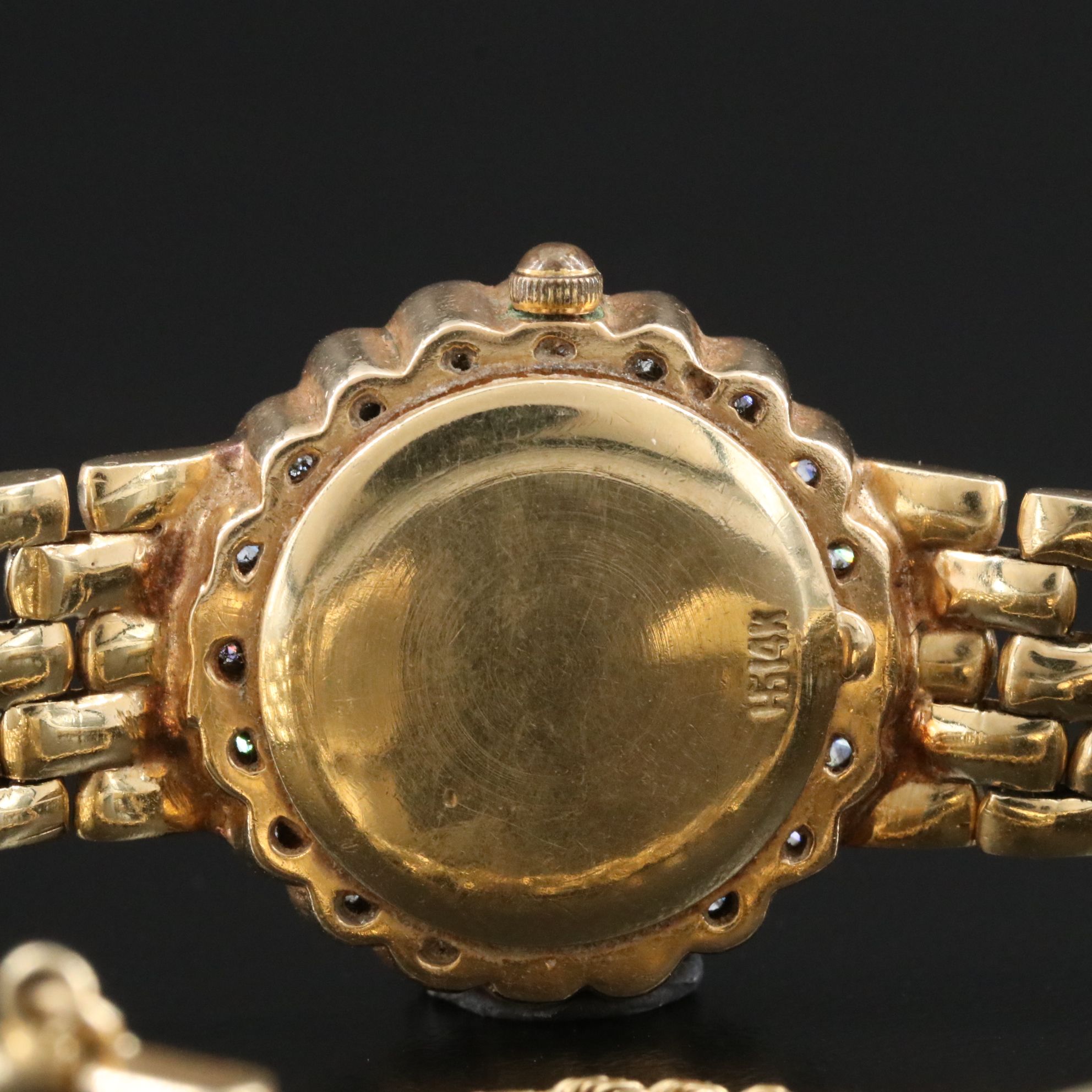 14K Geneve Q Diamond Watch