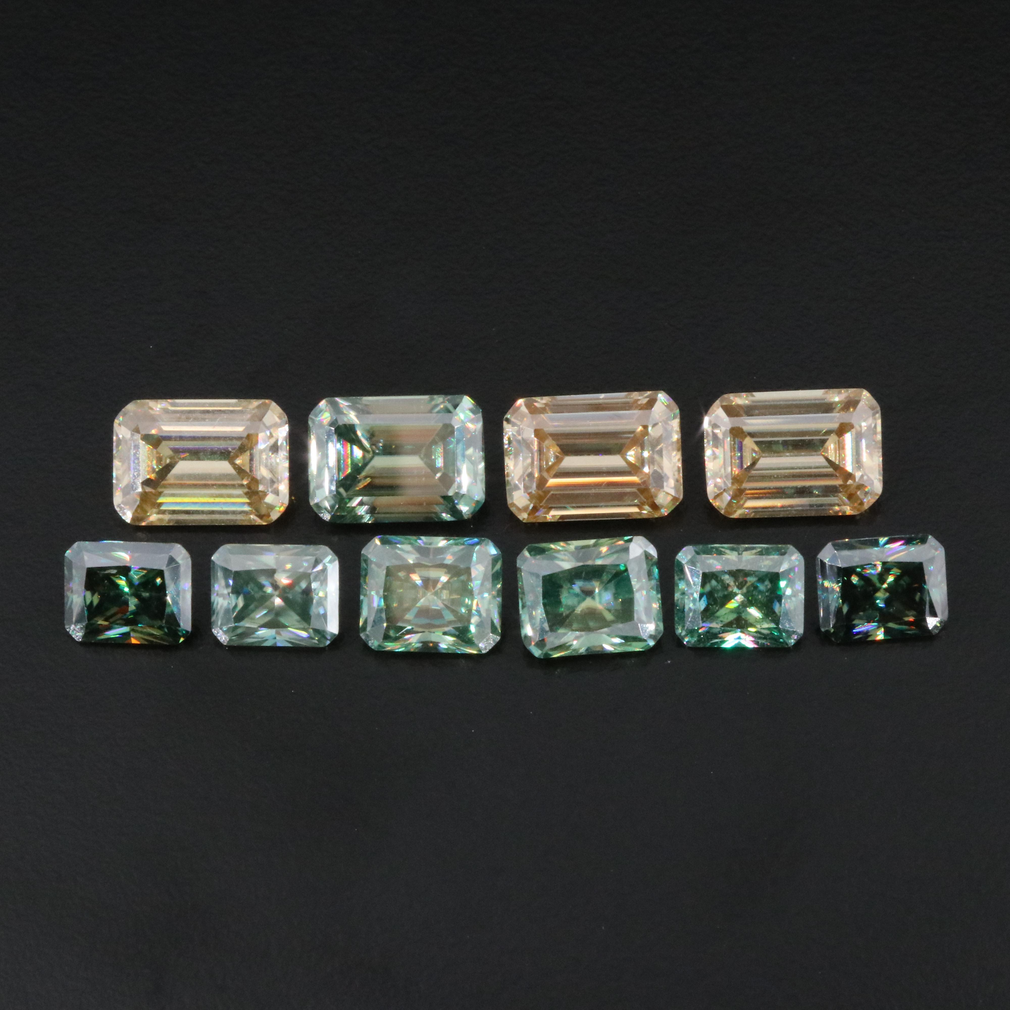 Loose 52.53 CTW Moissanite Lot