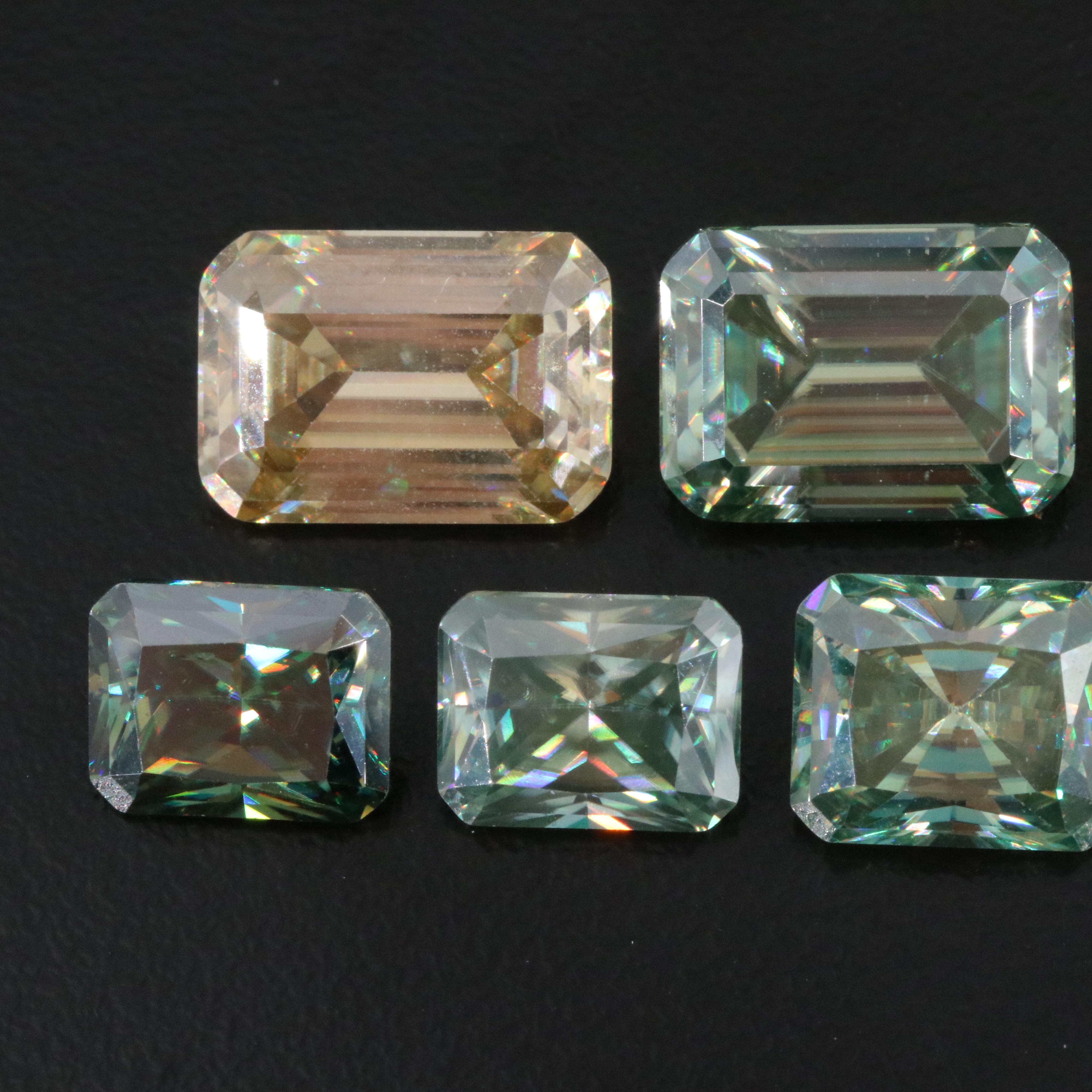 Loose 52.53 CTW Moissanite Lot