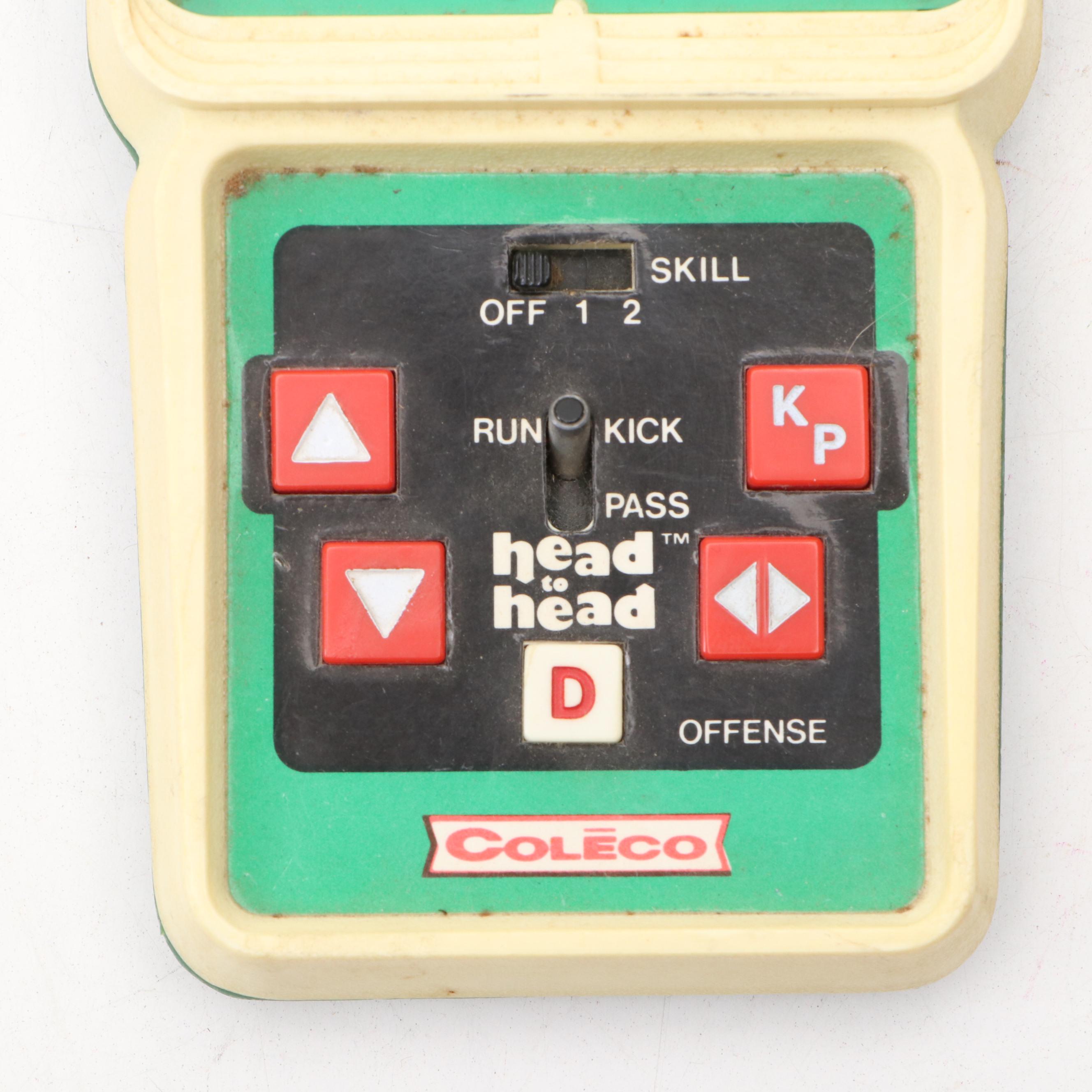 Vintage Coleco "Head to Head Football" Handheld Game, 1970s