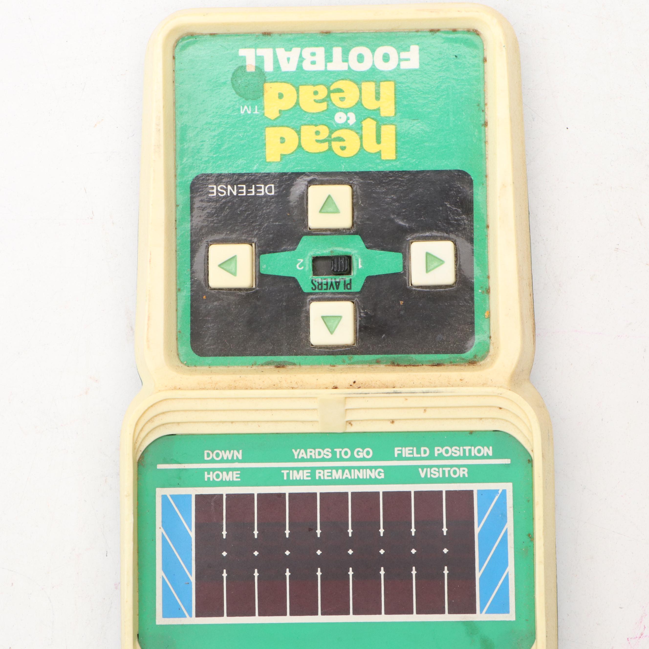 Vintage Coleco "Head to Head Football" Handheld Game, 1970s