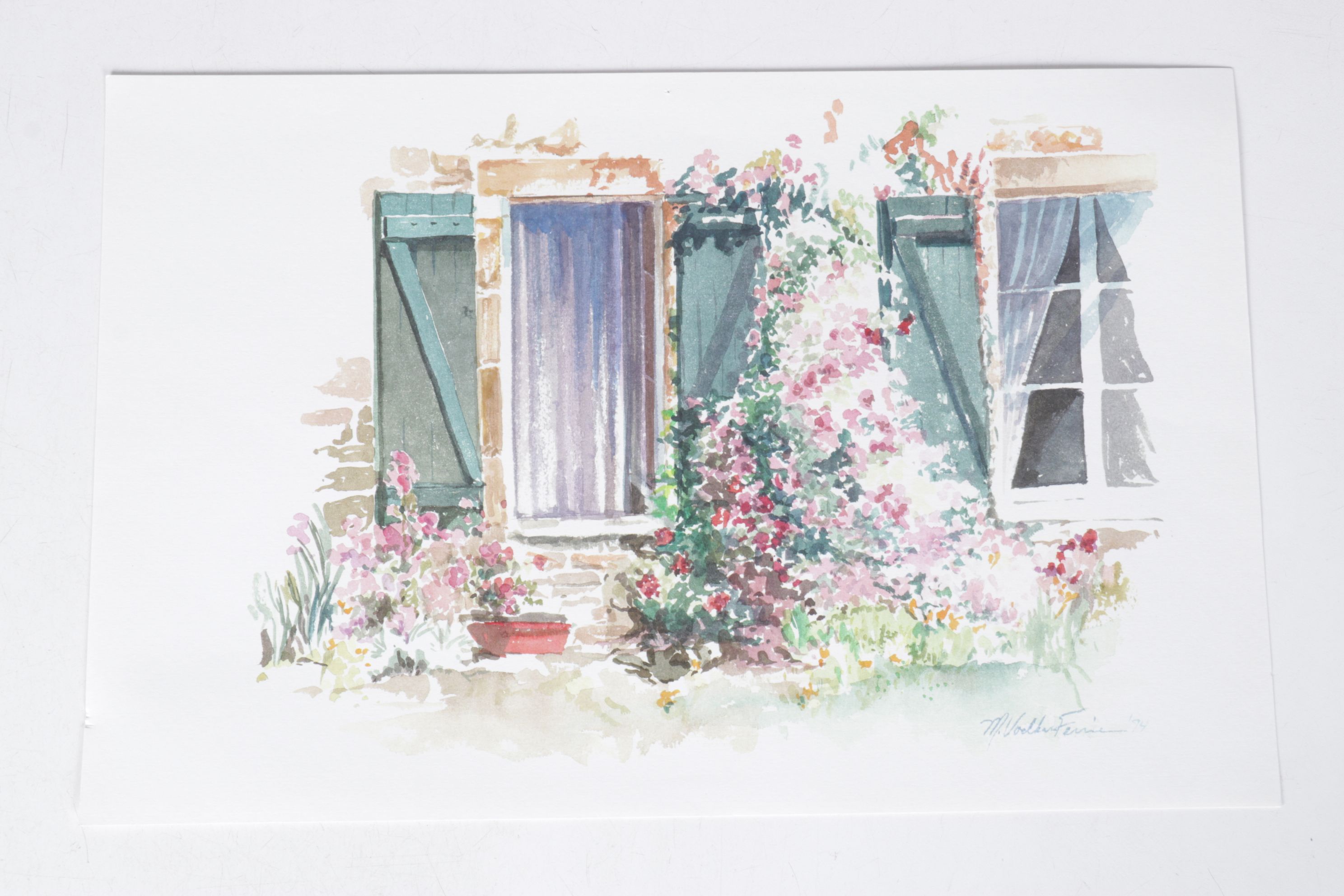 Set of Margaret Voelker-Ferrier Digital Prints of Windows, Facades, & Landscapes