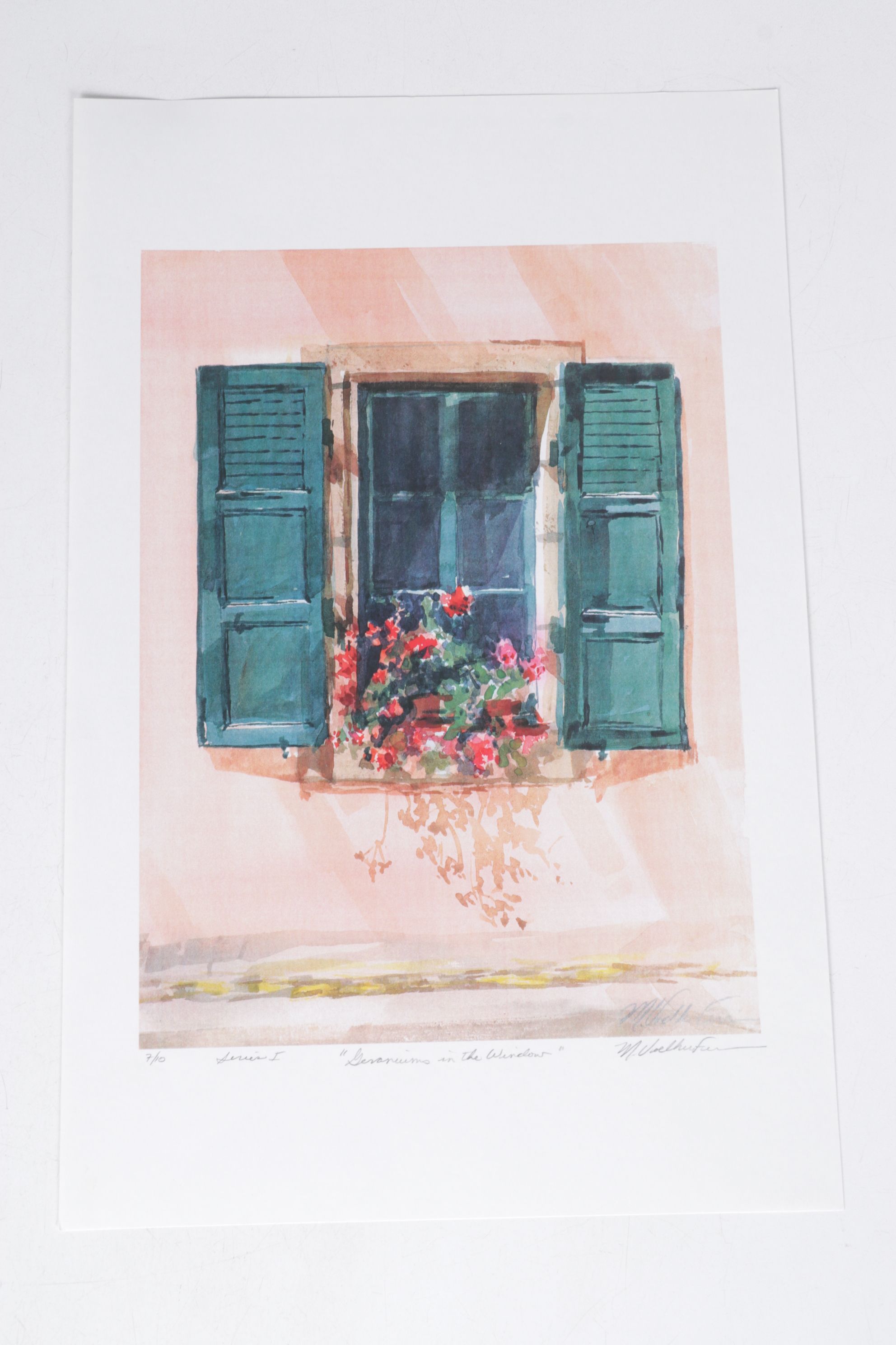 Set of Margaret Voelker-Ferrier Digital Prints of Windows, Facades, & Landscapes