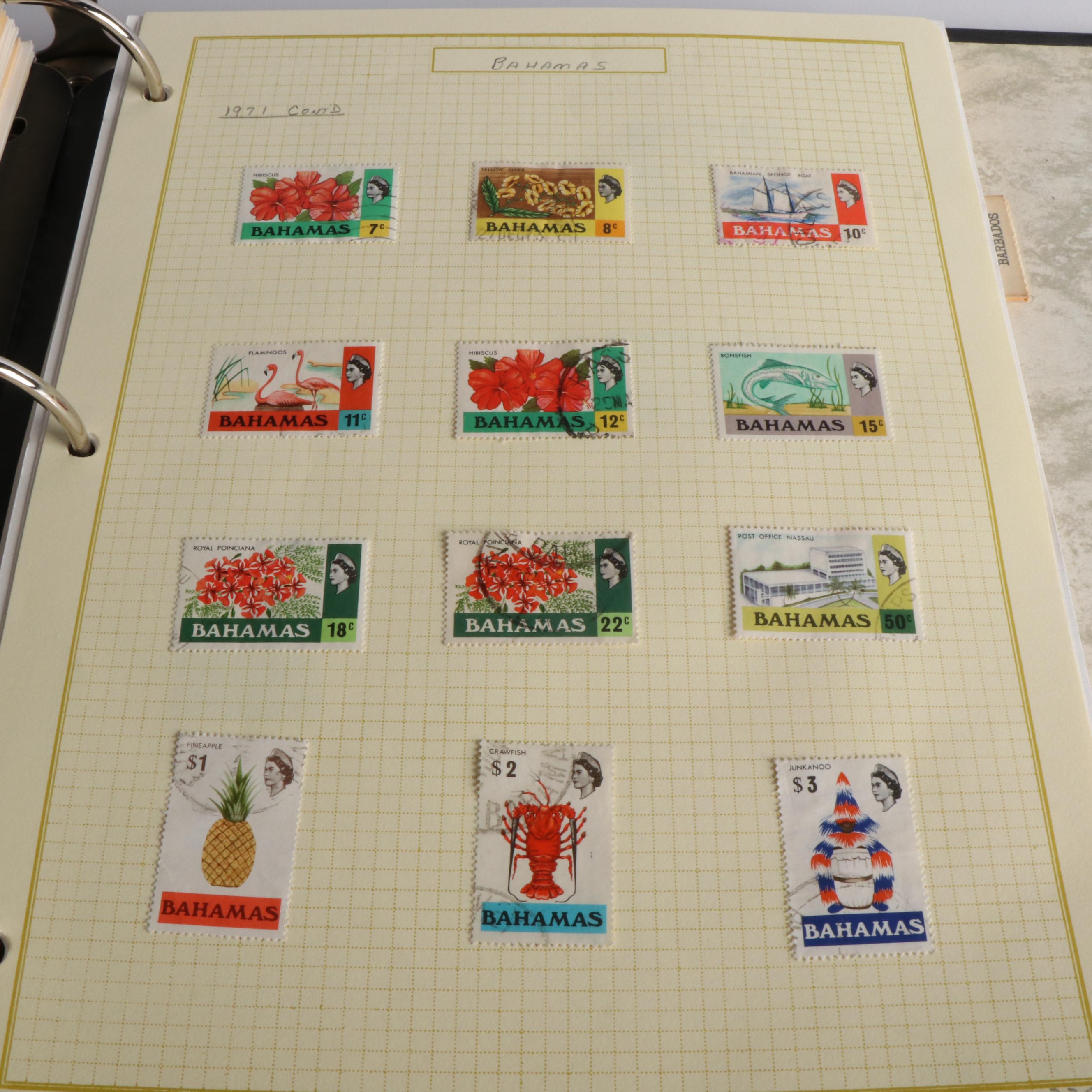 Four Albums of World Postage Stamps and Special Sets, Including Early Issues