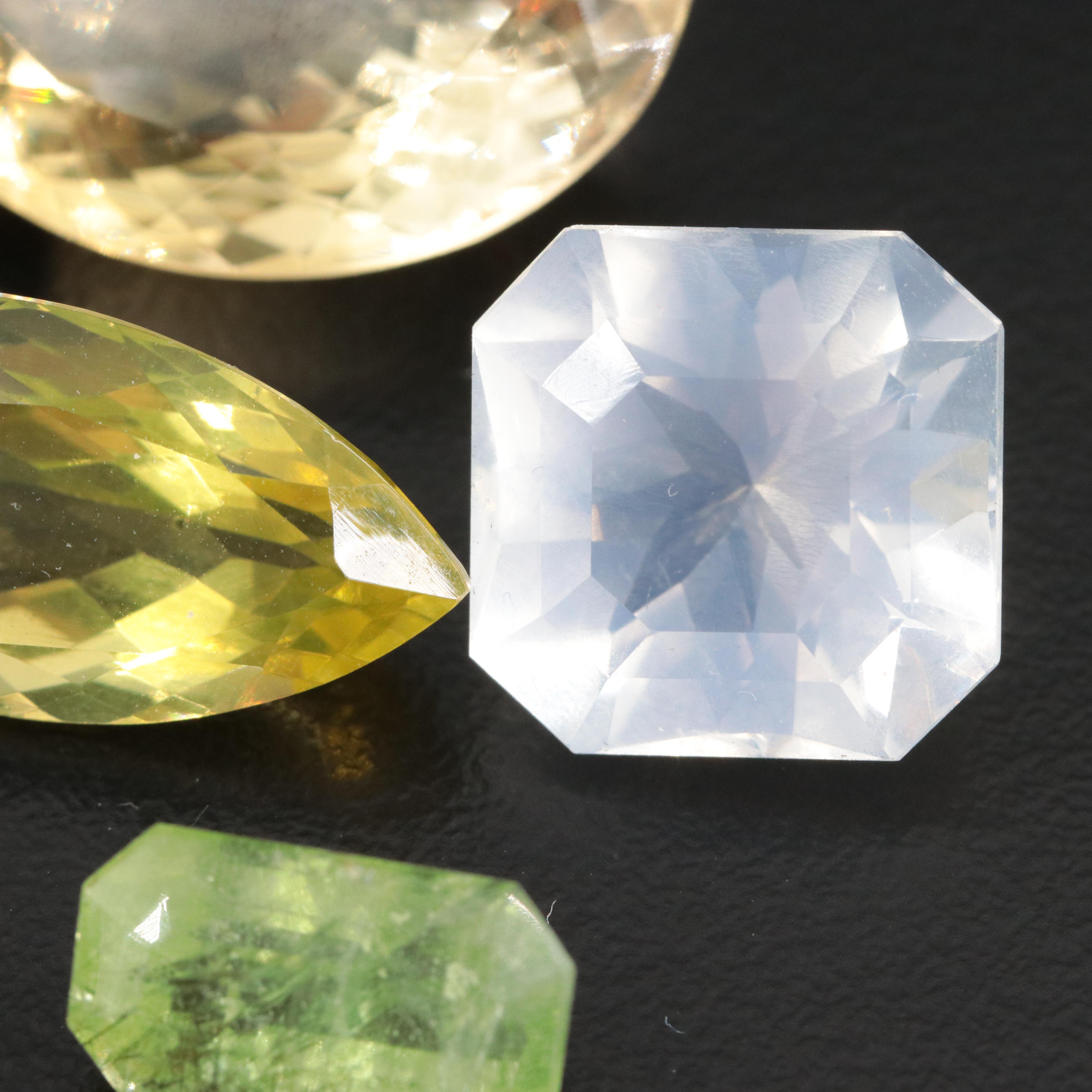 Loose 136.31 CTW Citrine, Peridot, Tourmaline and Additional Gemstones