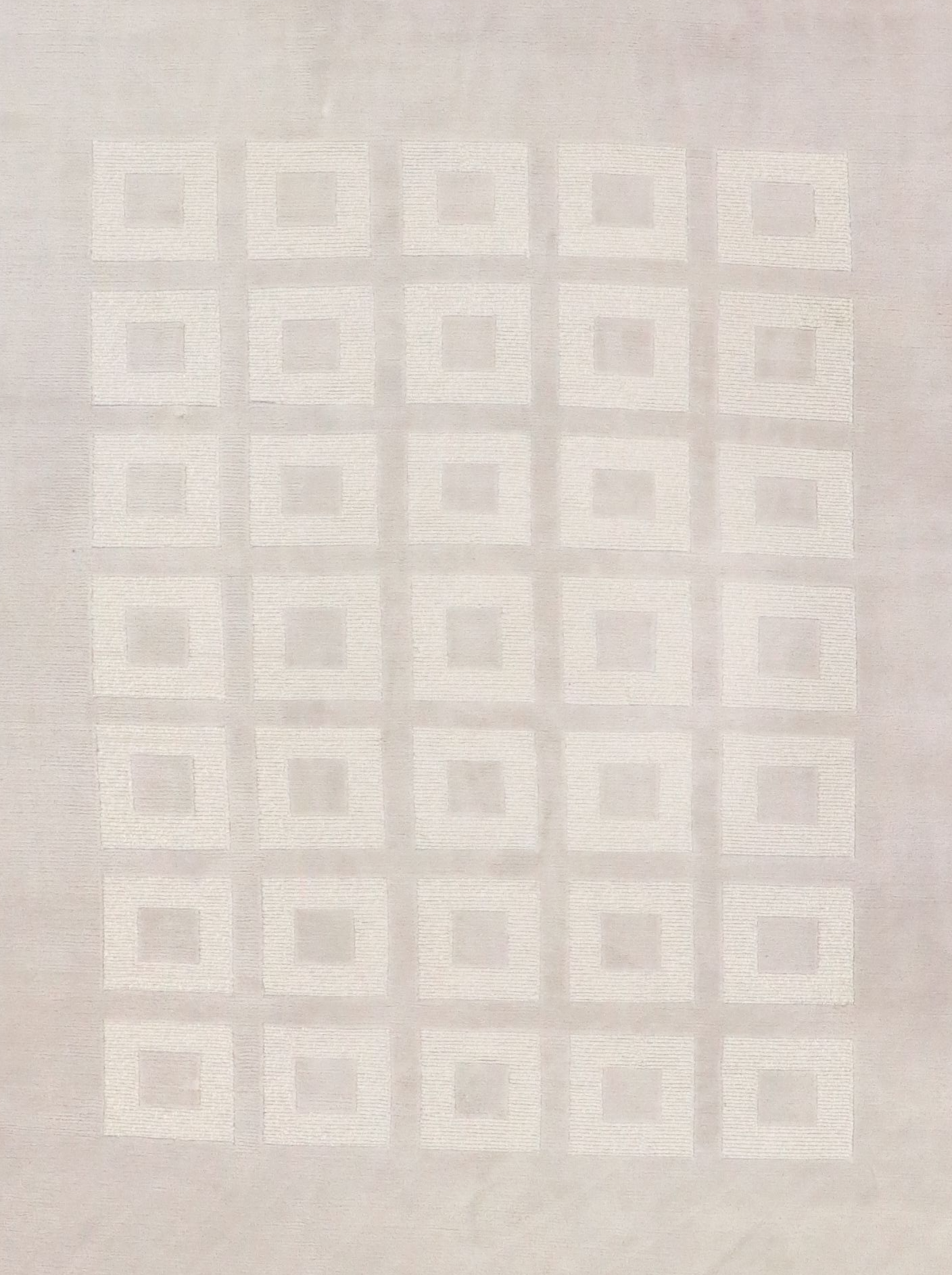 6'6 x 10' Hand-Knotted Mat The Basics "Marmara" Contemporary Area Rug