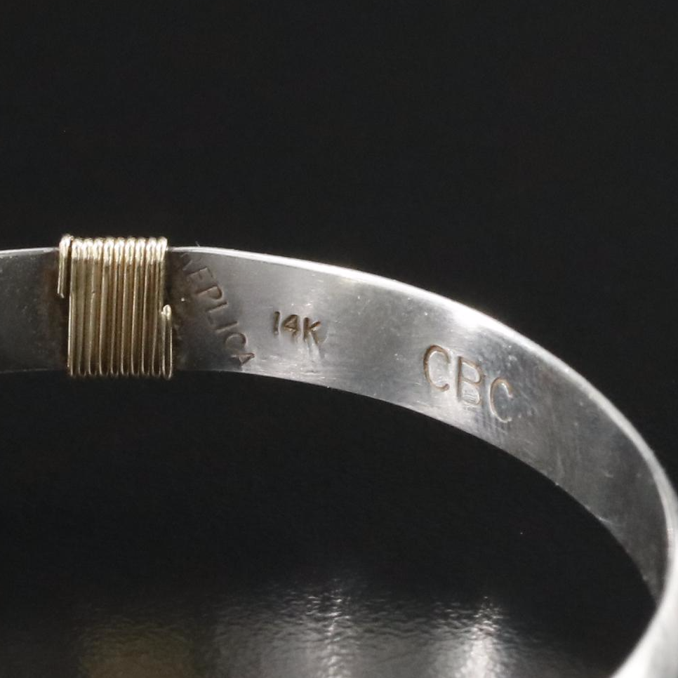 Sterling Bracelet and 10K Pendant with Reproduction Cob Coins