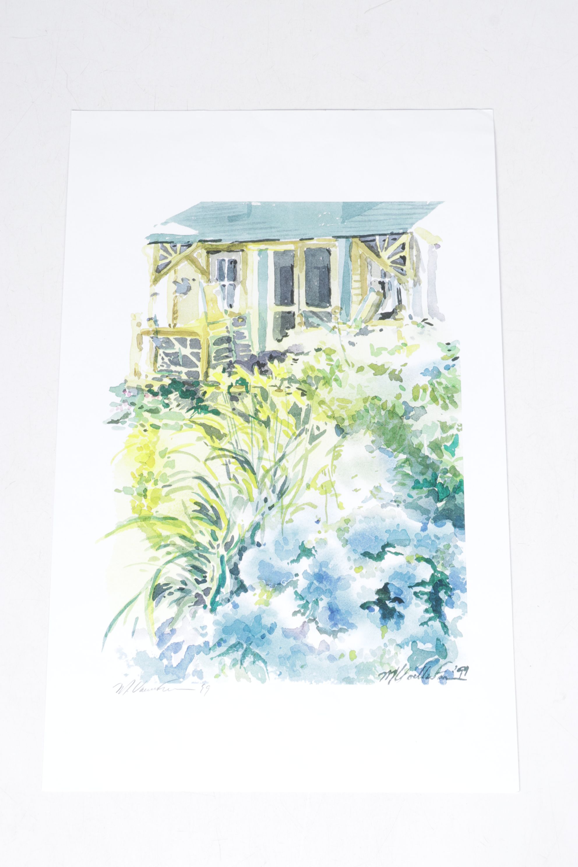 Collection of Margaret Voelker-Ferrier Digital Prints of Porches & Gardens