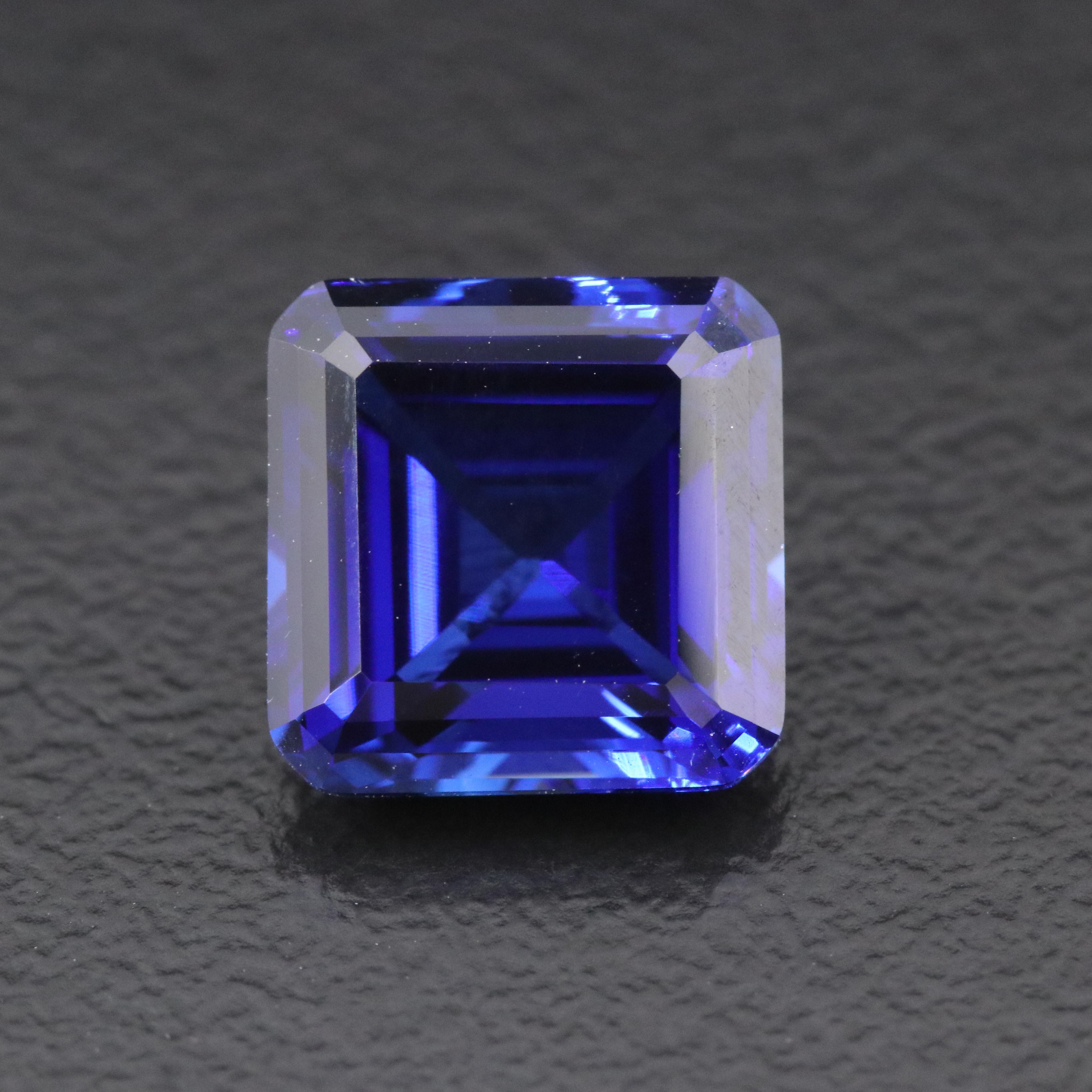 Loose 4.84 CT Lab Grown Sapphire