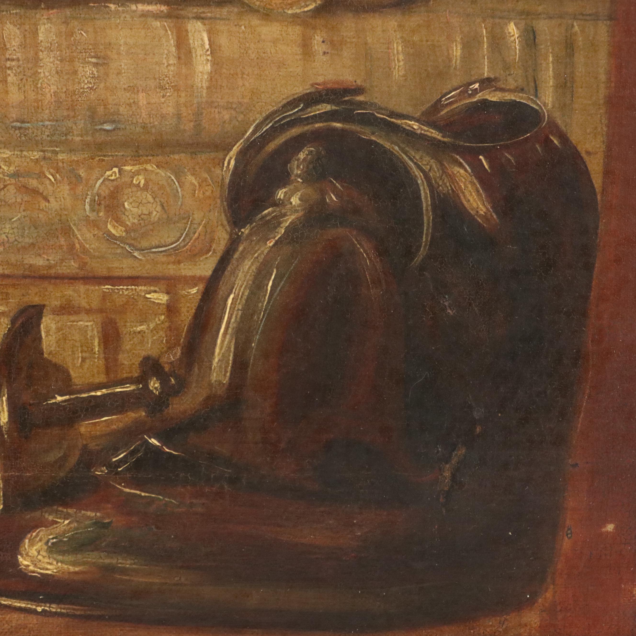 Romantic Movement Genre Oil Painting, 19th Century