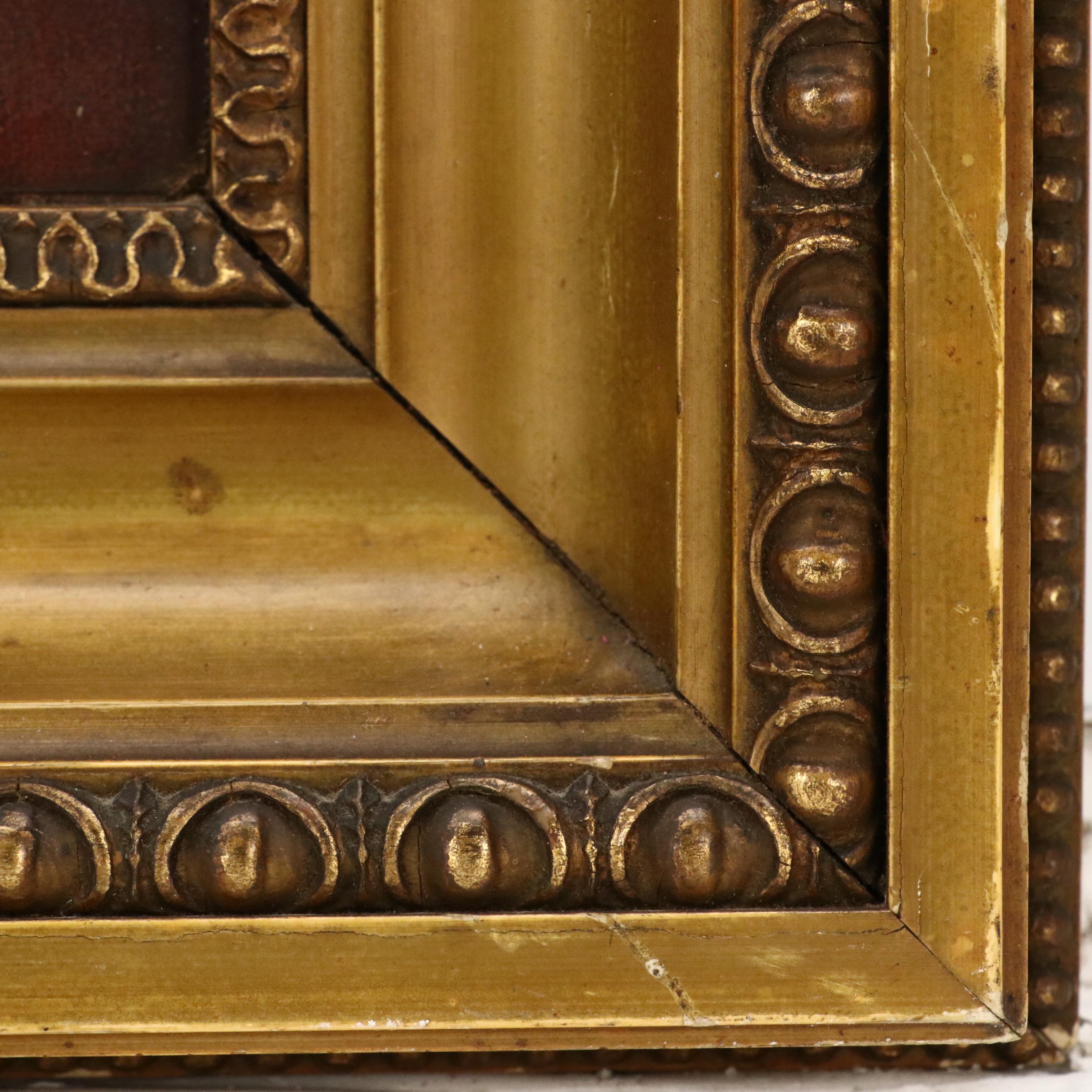 Romantic Movement Genre Oil Painting, 19th Century